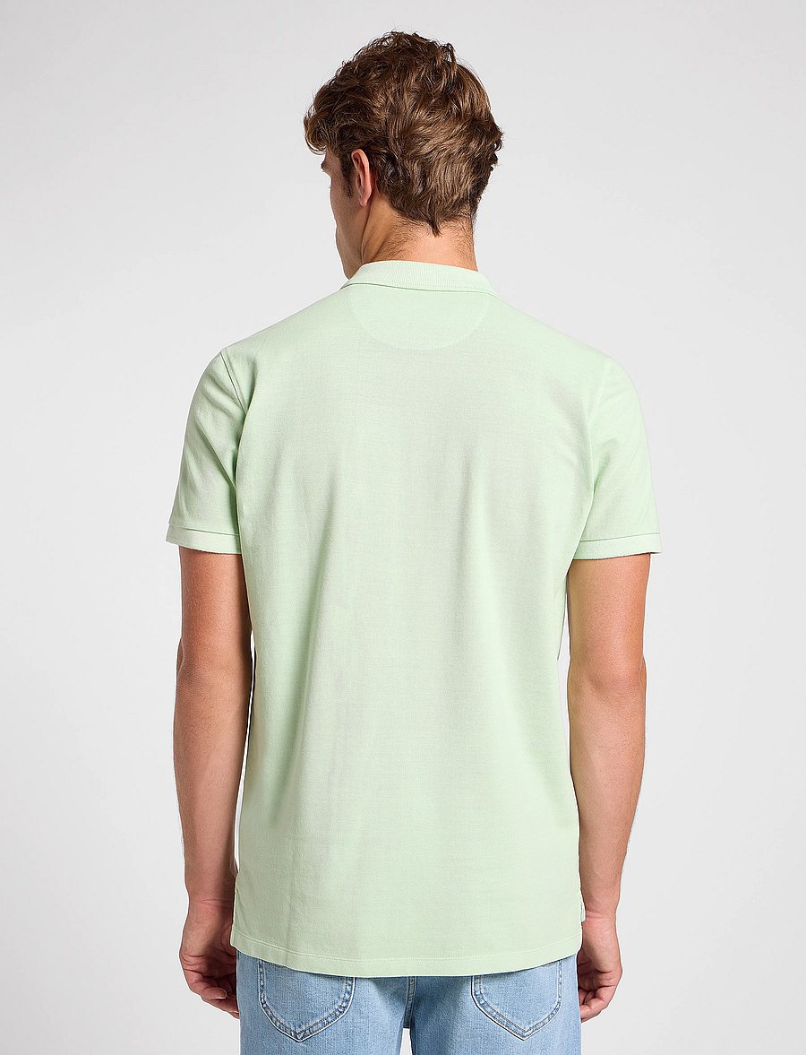 Lee Jeans - Garment Dye Polo - kurzärmelig - soft sage - 3