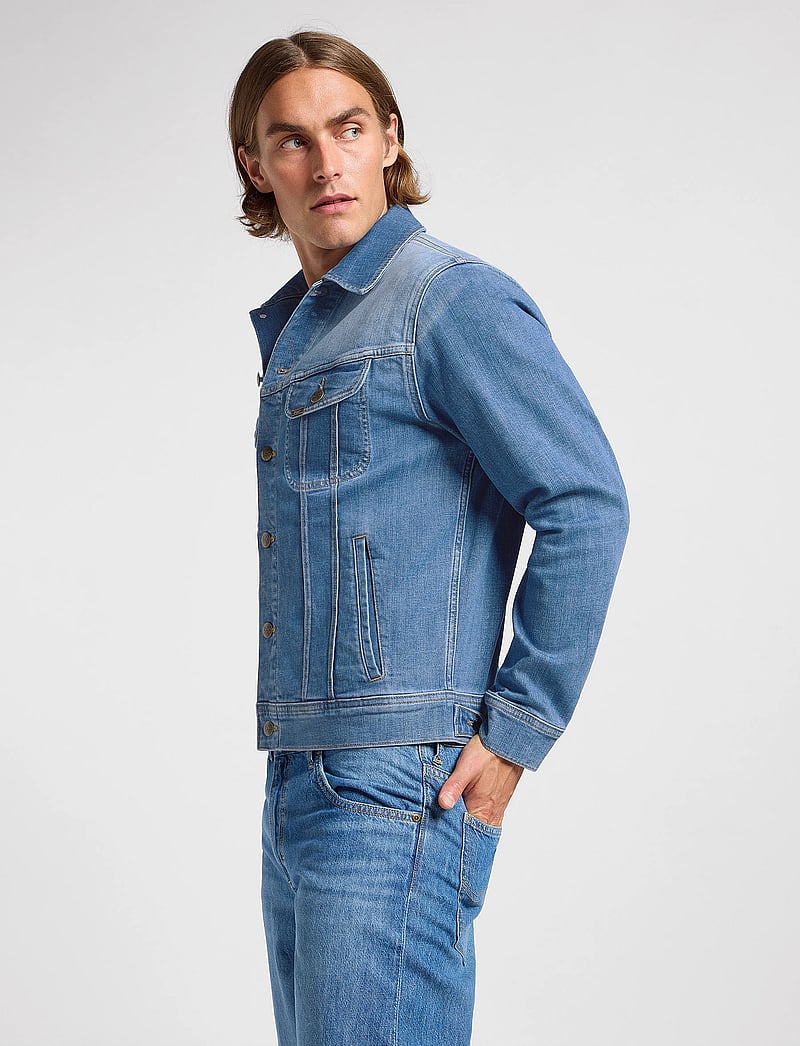 Lee Jeans - Rider Jacket - ungefütterte denimjacken - worn indigo - 5