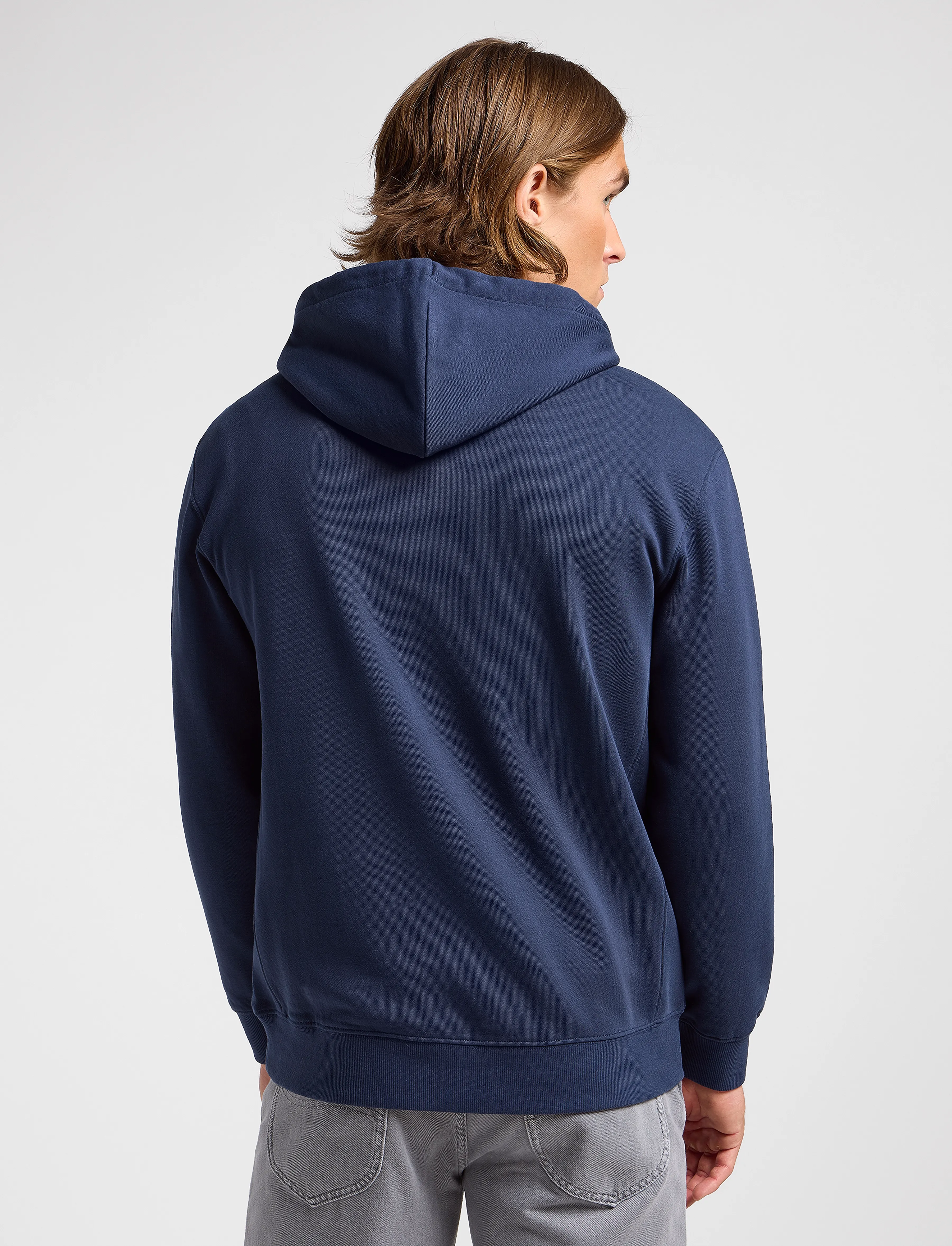Lee Jeans - Plain Hoodie - dressipluusid - mood indigo - 3