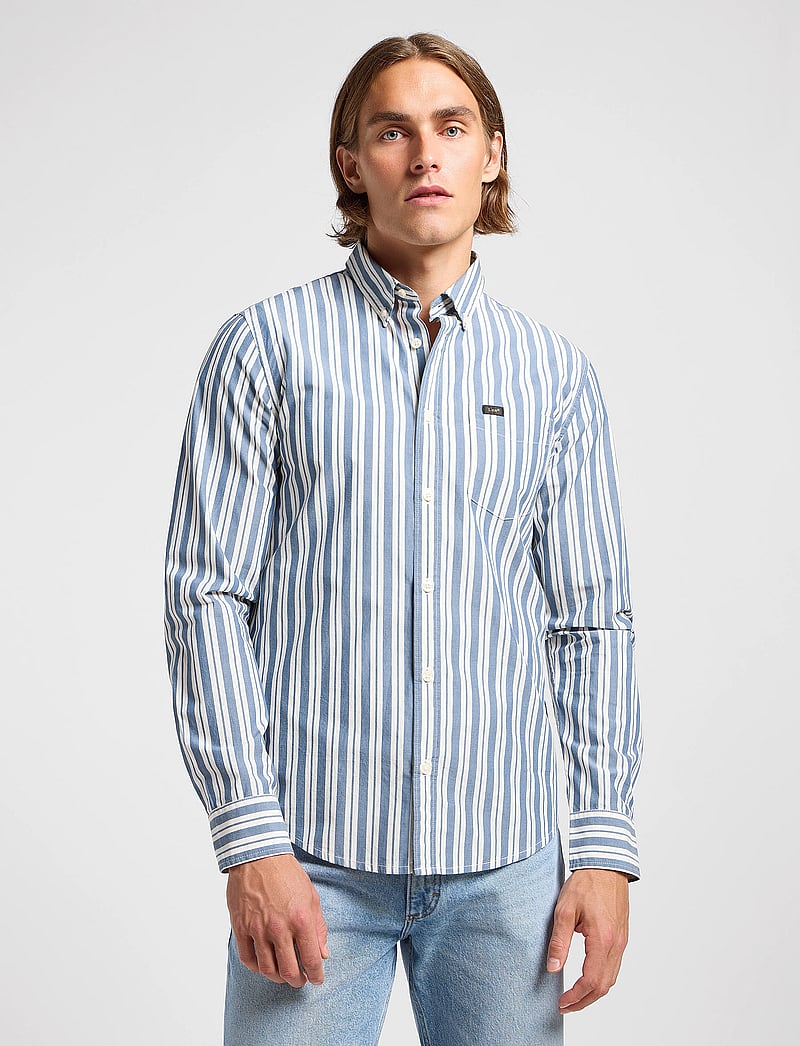 Lee Jeans - Lee Button Down - randiga skjortor - orion stripe - 0