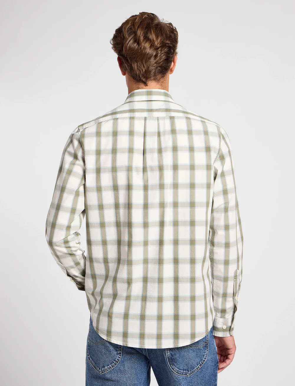 Lee Jeans - Lee Button Down - rutiga skjortor - ecru - 3