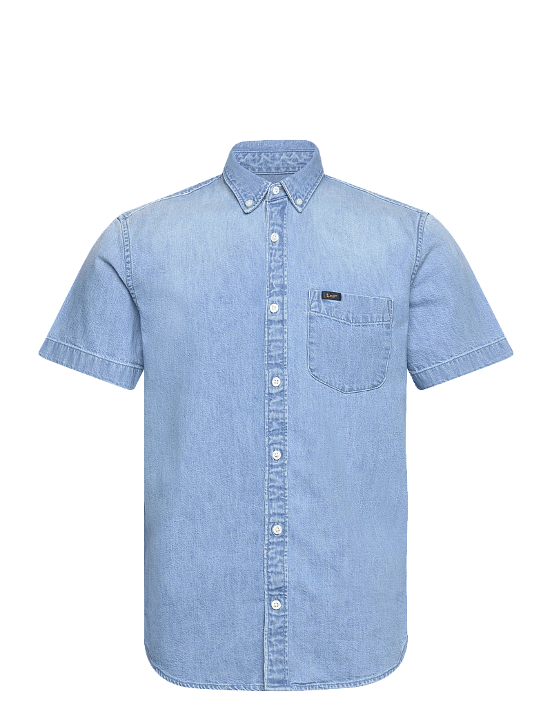 Lee Jeans - Lee Button Down Ss - jeanshemden - light desert wash - 1