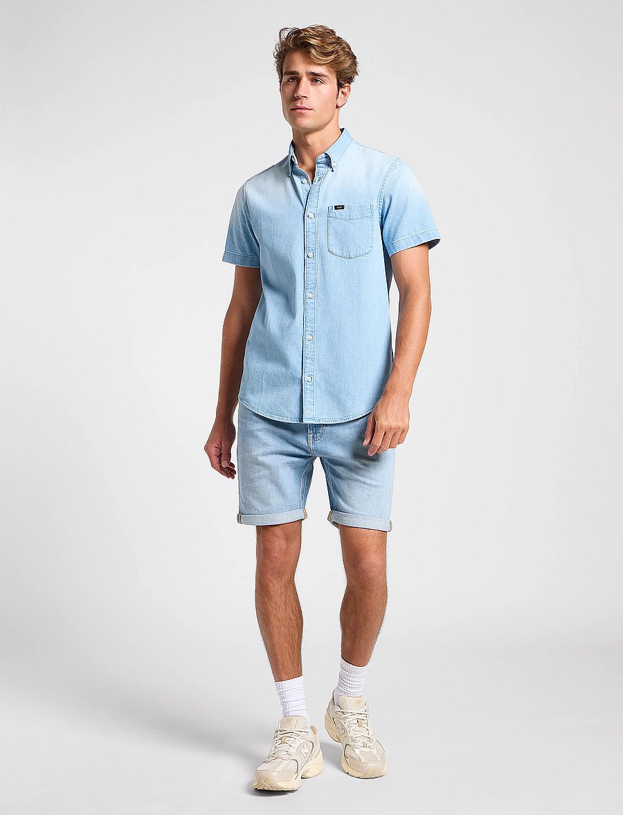 Lee Jeans - Lee Button Down Ss - light desert wash - 4