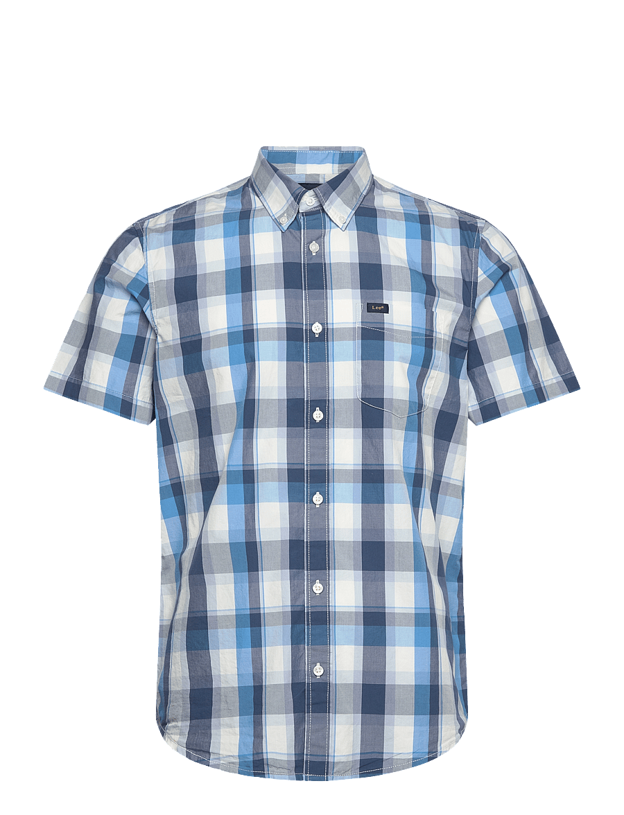 Lee Jeans - Lee Button Down Ss - kurzarmhemden - orion - 1