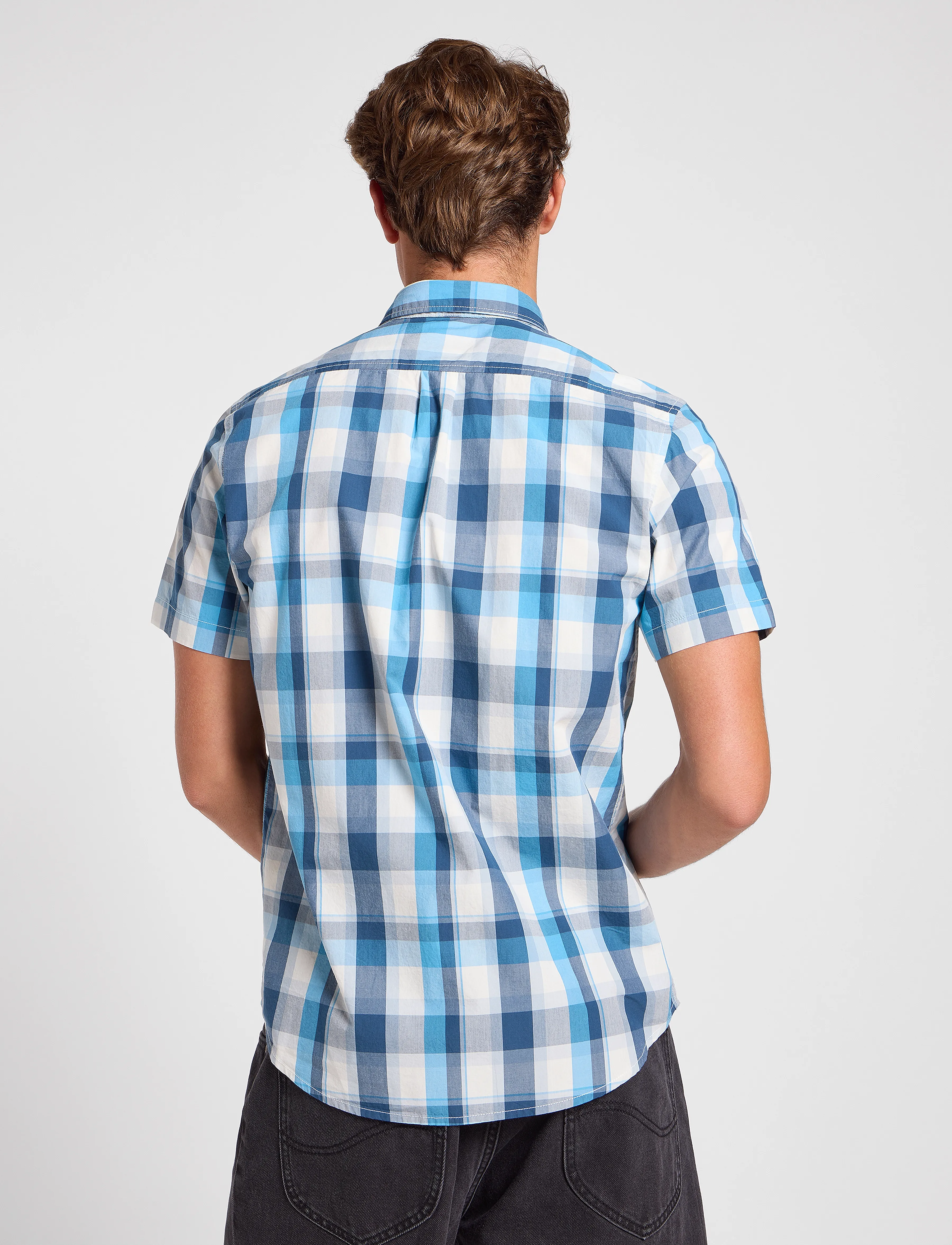 Lee Jeans - Lee Button Down Ss - kortärmade skjortor - orion - 3