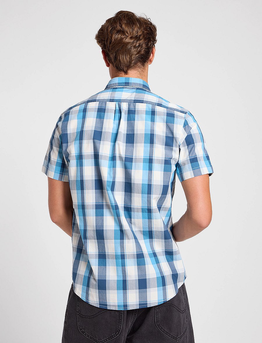 Lee Jeans - Lee Button Down Ss - kurzarmhemden - orion - 3