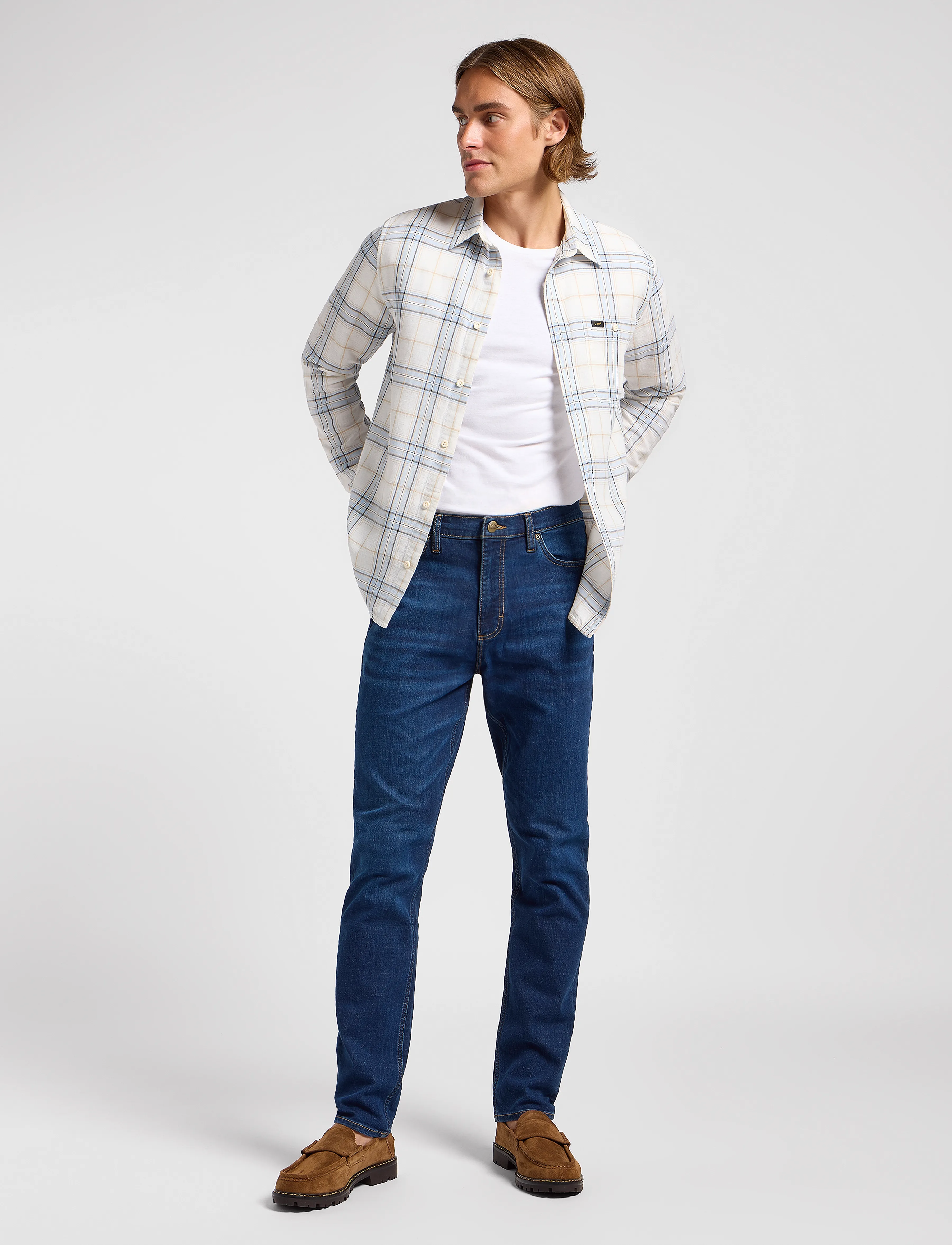 Lee Jeans - Leesure Shirt - shy blue - 4
