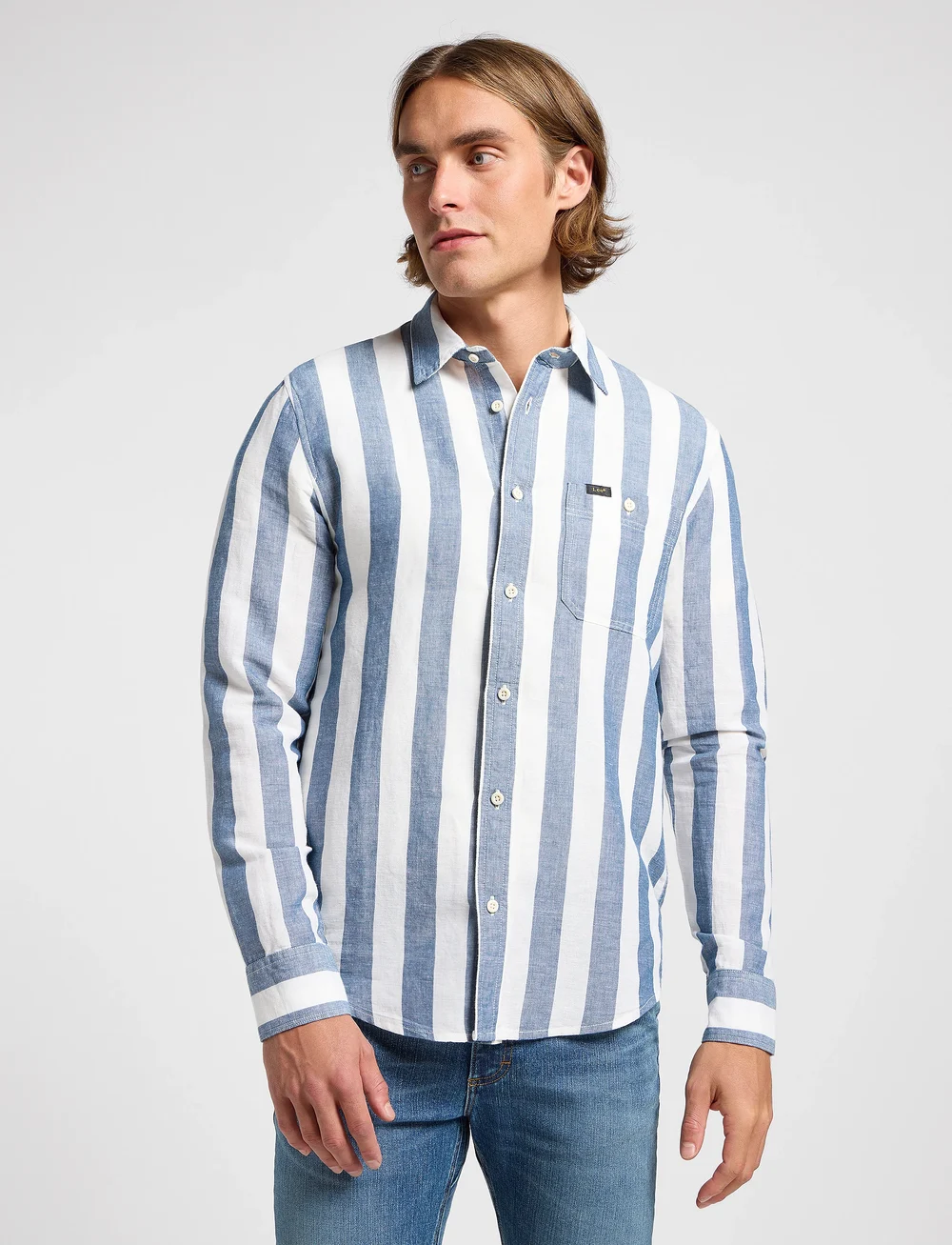 Lee Jeans - Leesure Shirt - stribede skjorter - orion - 0