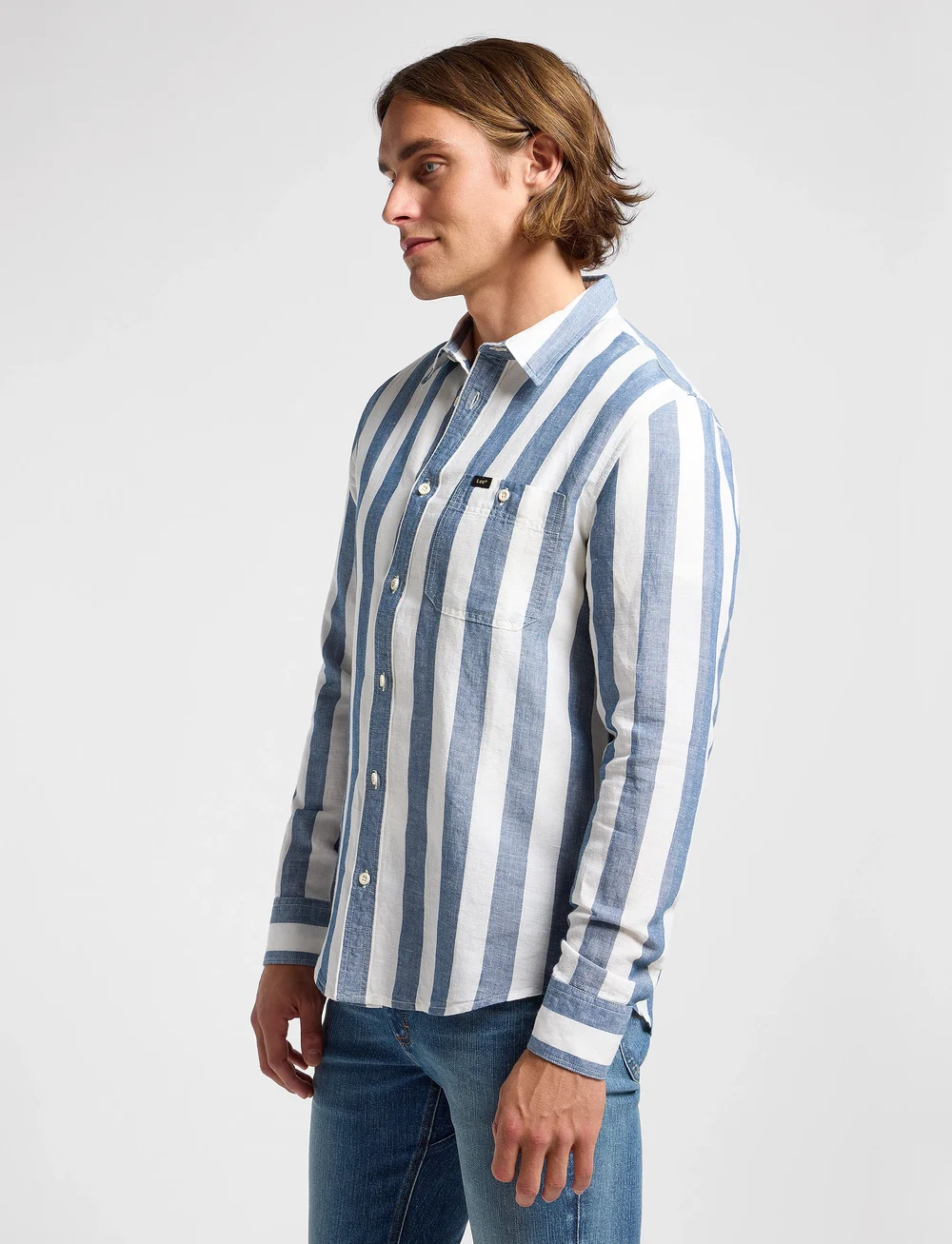 Lee Jeans - Leesure Shirt - stribede skjorter - orion - 5