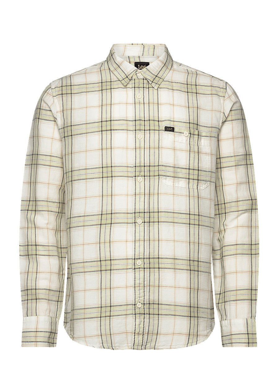 Lee Jeans - Leesure Shirt - linen shirts - sage - 0