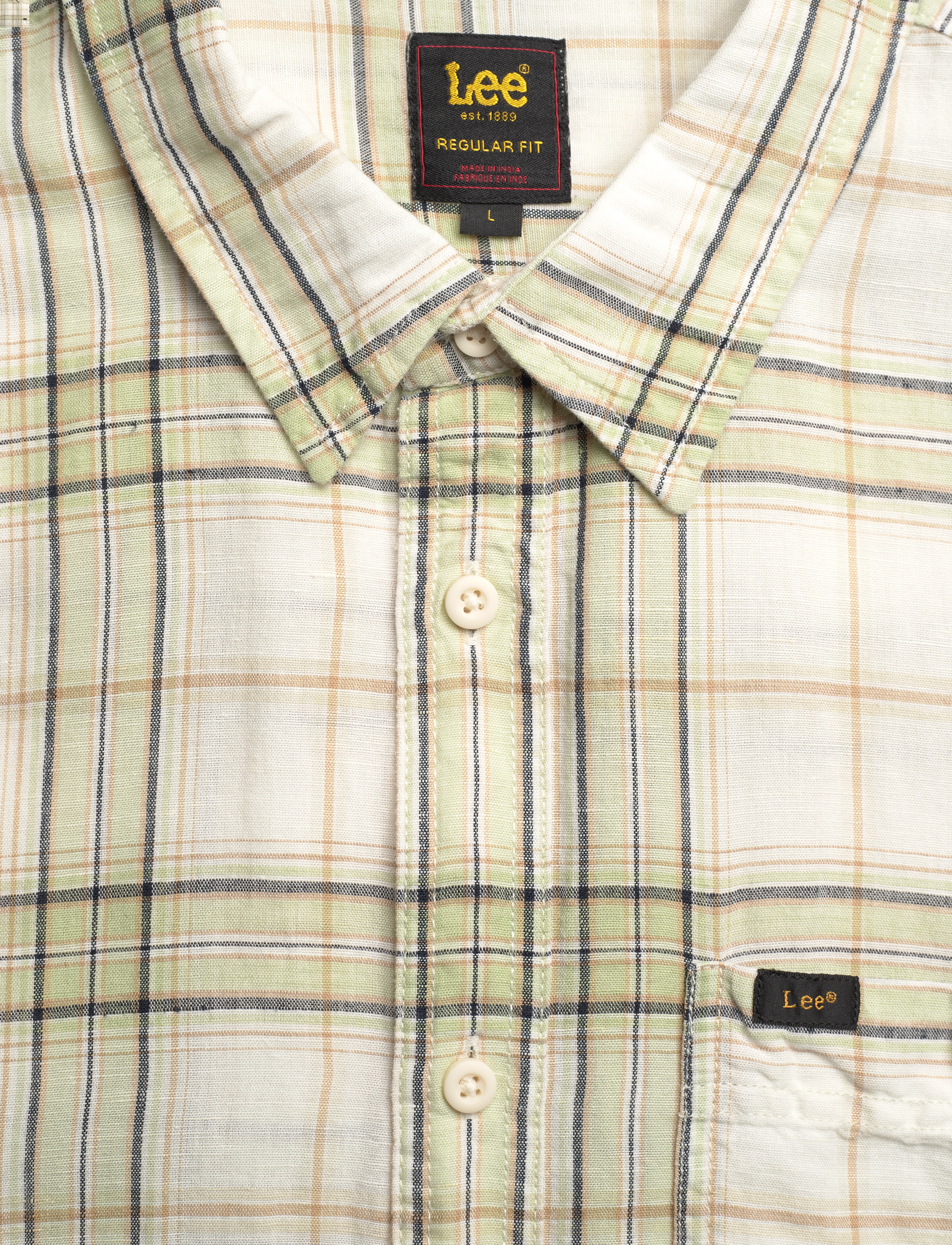 Lee Jeans - Leesure Shirt - ternede skjorter - sage - 2