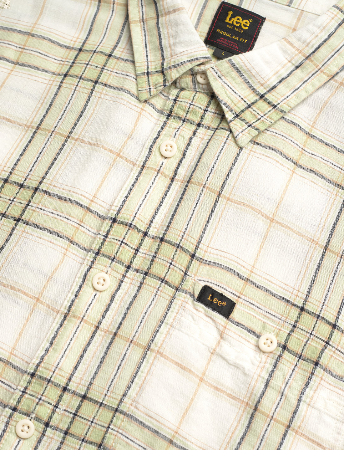 Lee Jeans - Leesure Shirt - leinenhemden - sage - 3