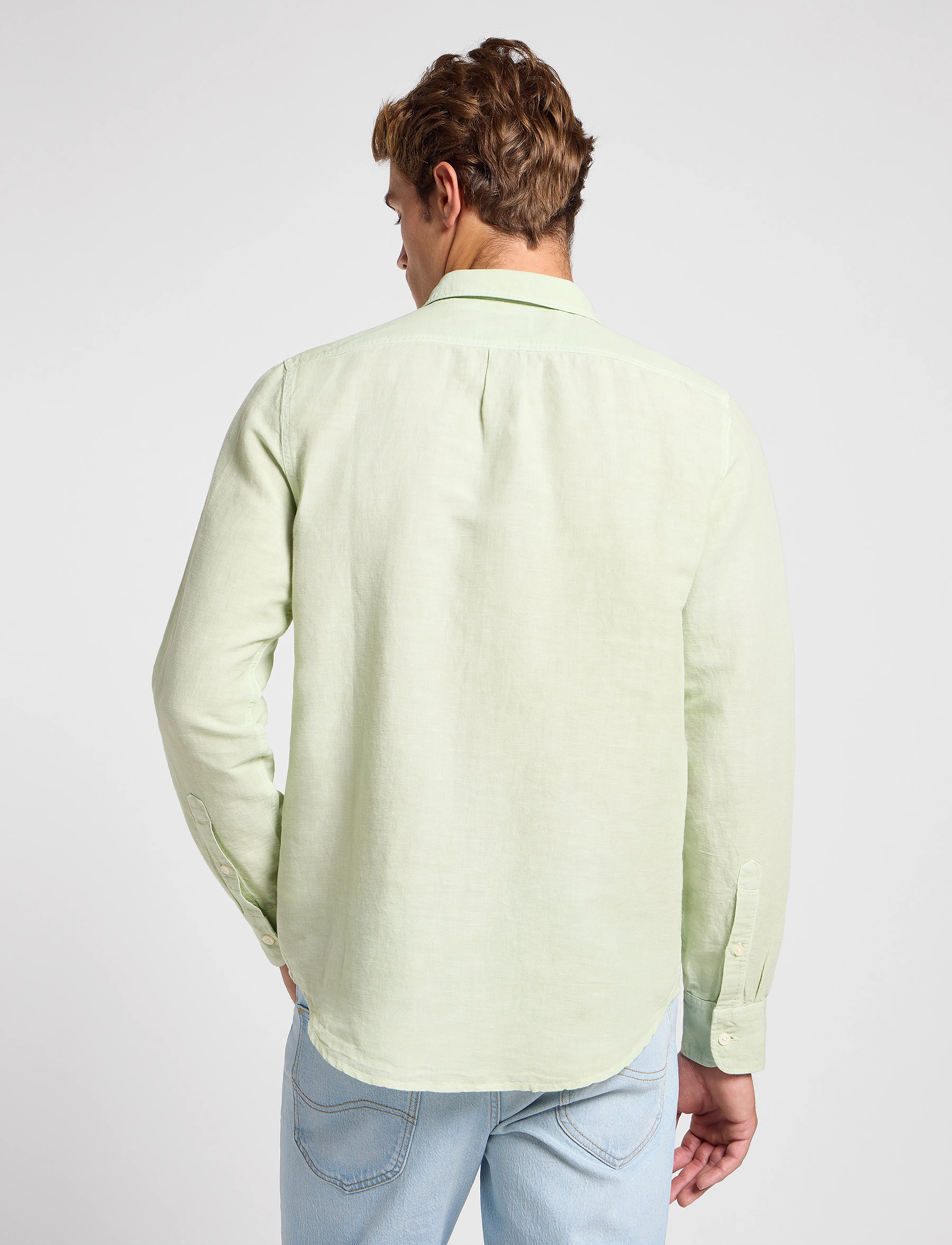 Lee Jeans - Patch Shirt - linskjorter - soft sage - 3