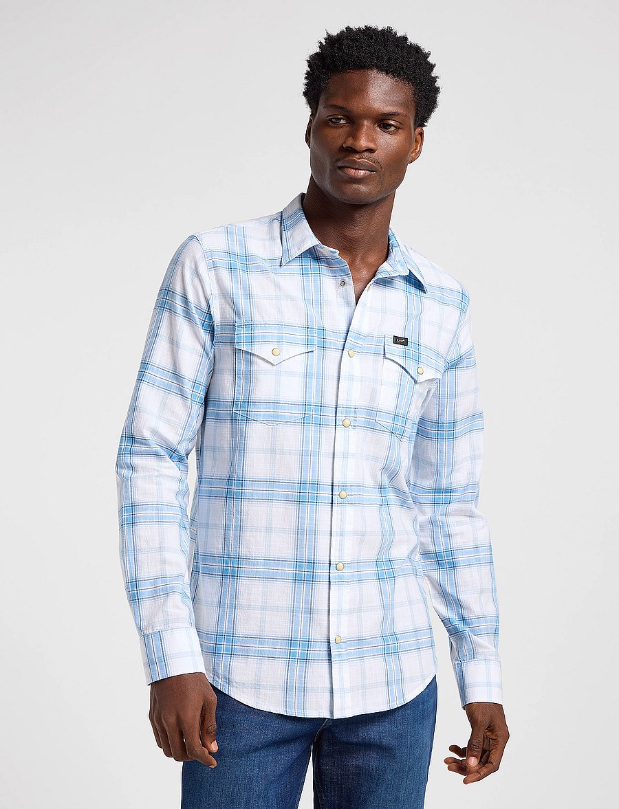 Lee Jeans - Clean Western Shirt - stream bright white - 0