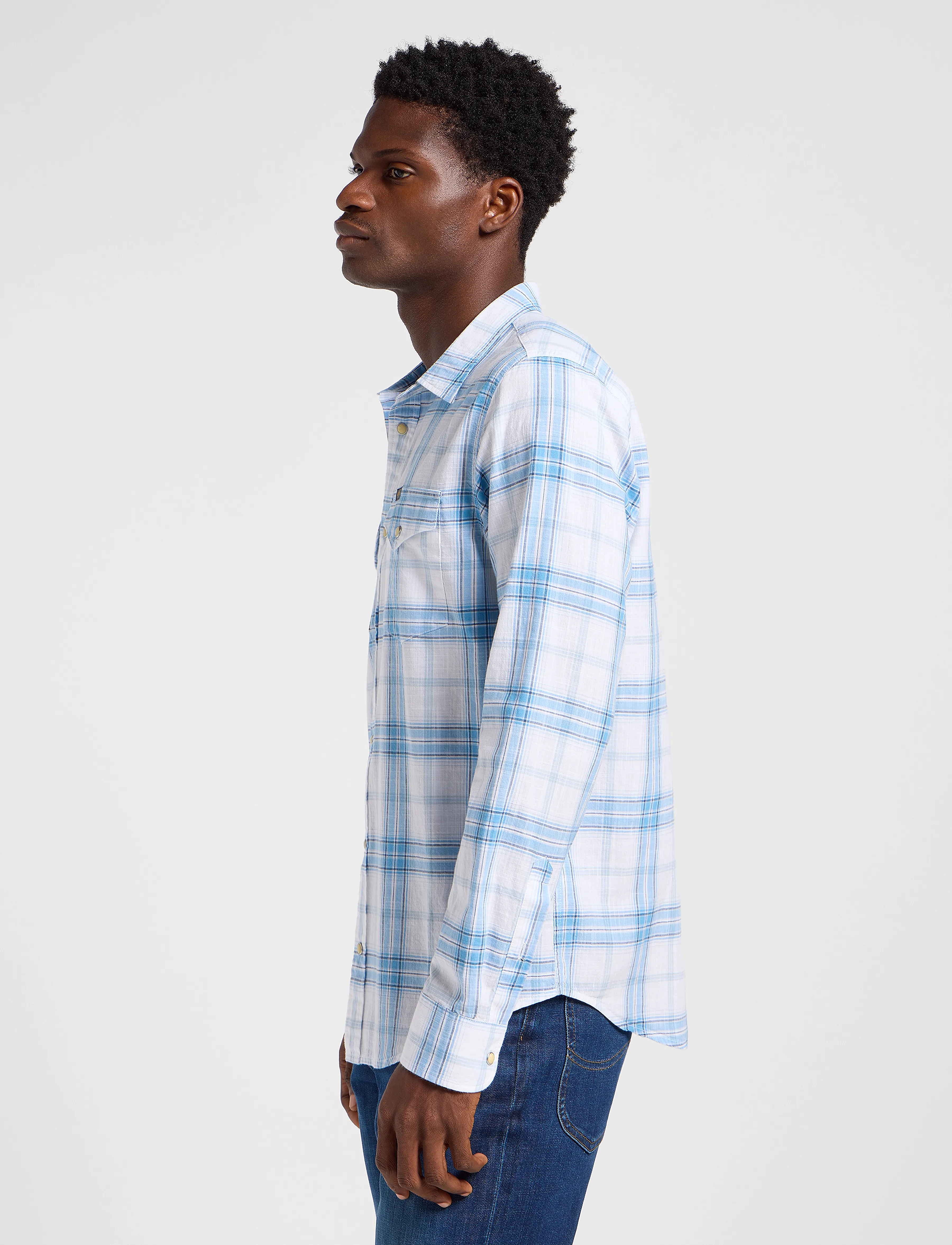 Lee Jeans - Clean Western Shirt - stream bright white - 5