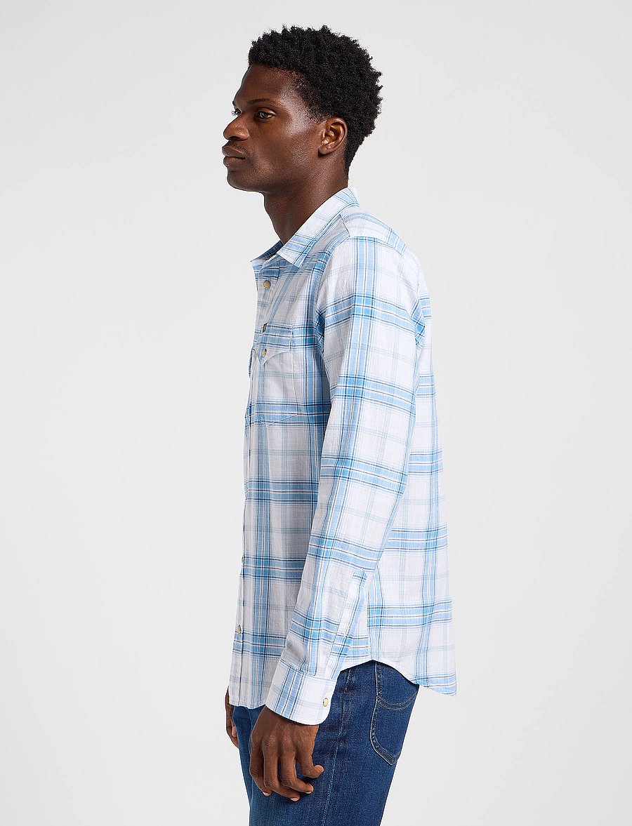 Lee Jeans - Clean Western Shirt - stream bright white - 5
