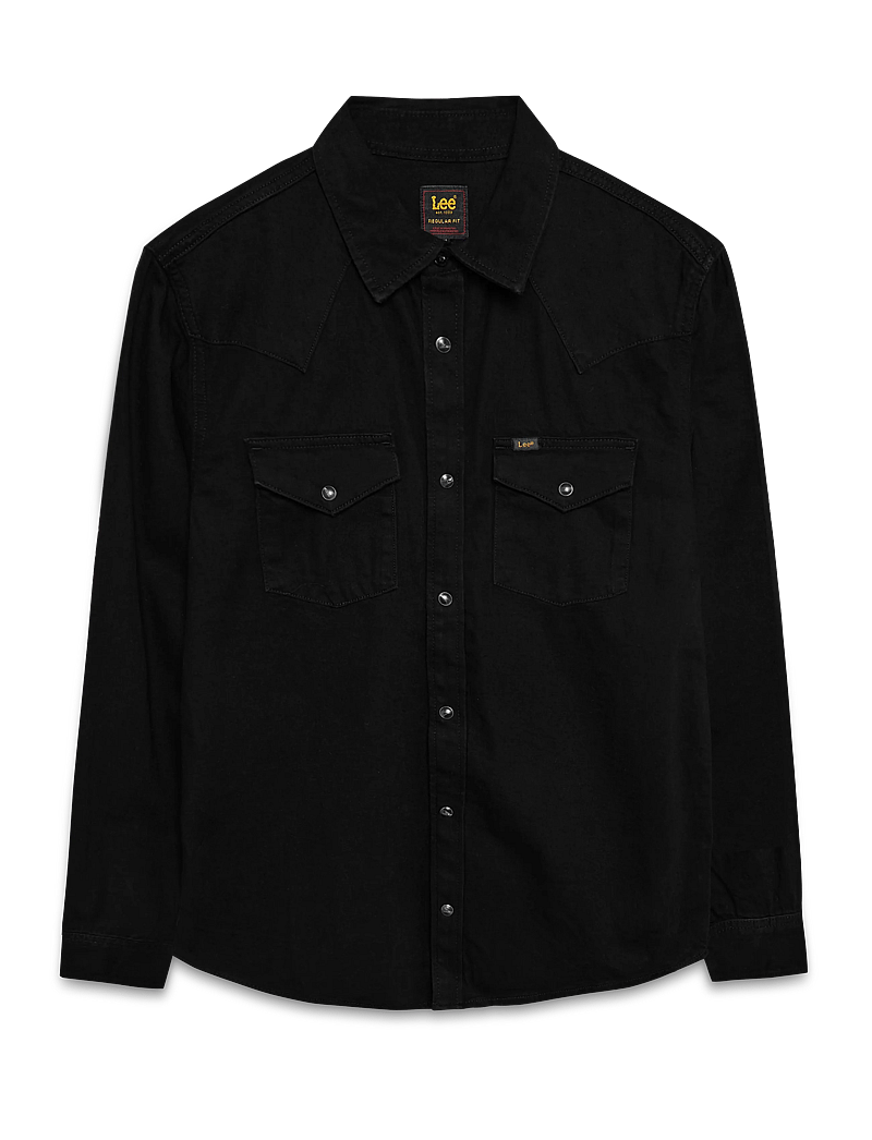 Lee Jeans - REGULAR WESTERN SHIRT - casual hemden - black - 1