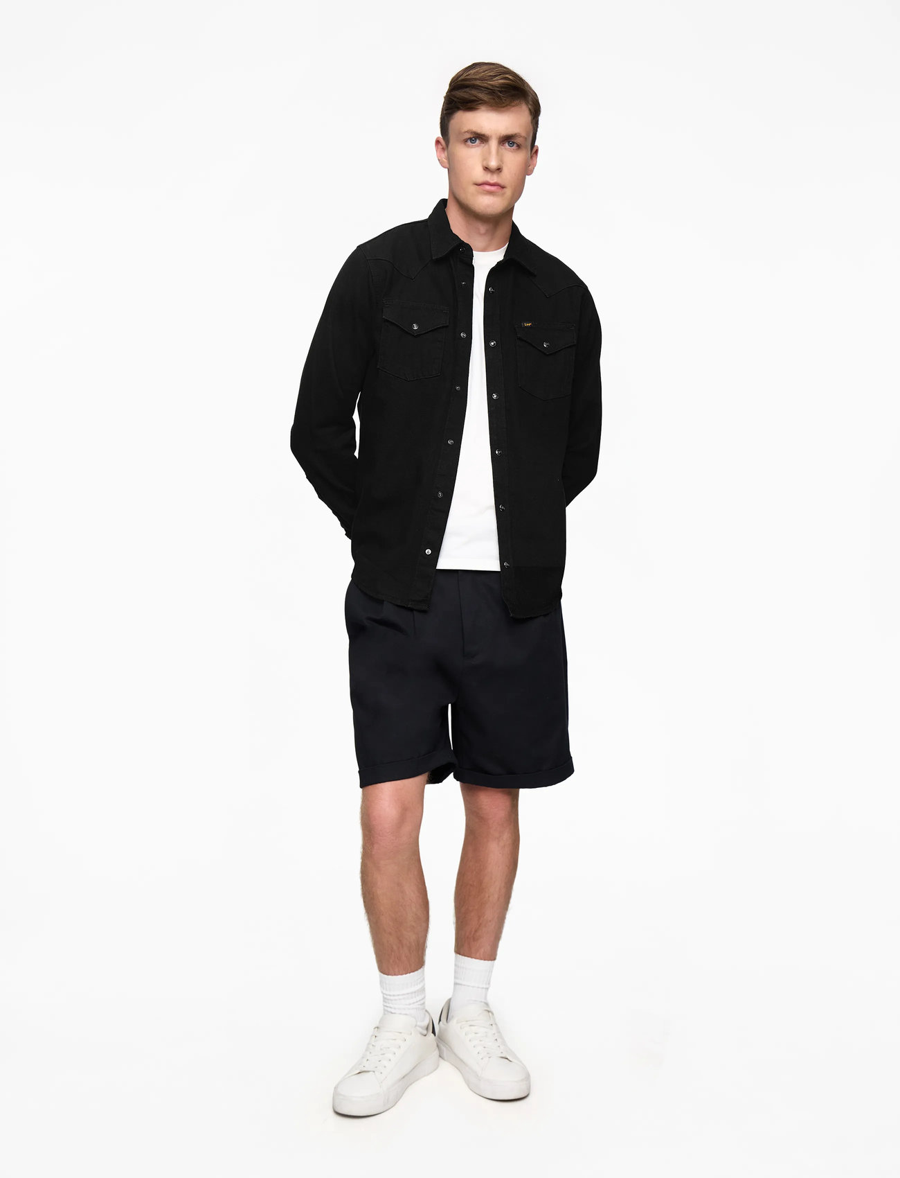 Lee Jeans - REGULAR WESTERN SHIRT - casual hemden - black - 2