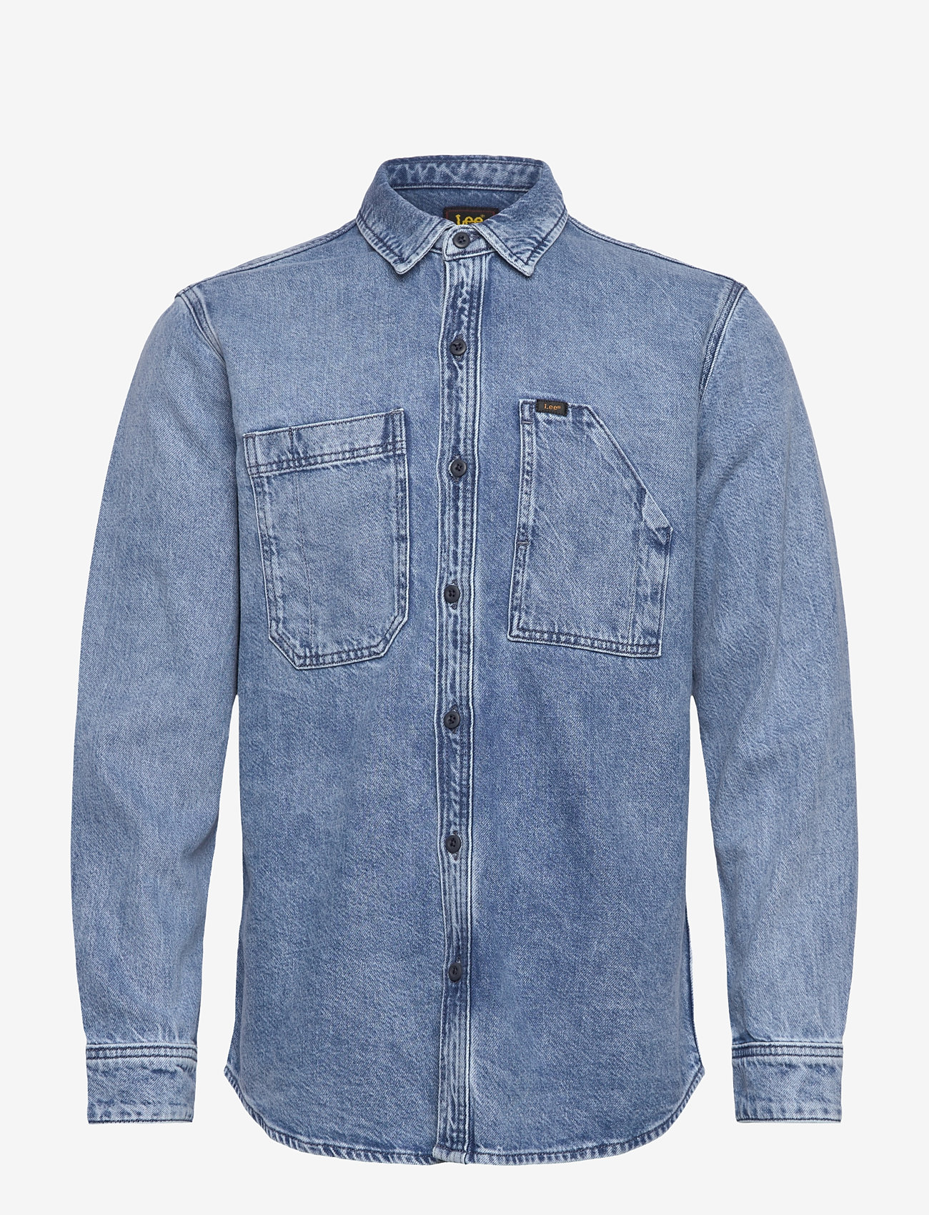 Lee Jeans - Engineer Overshirt - jeansskjorter - blue meadow wash - 1