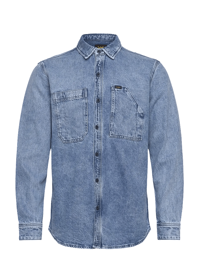 Lee Jeans - Engineer Overshirt - denimskjorter - blue meadow wash - 1