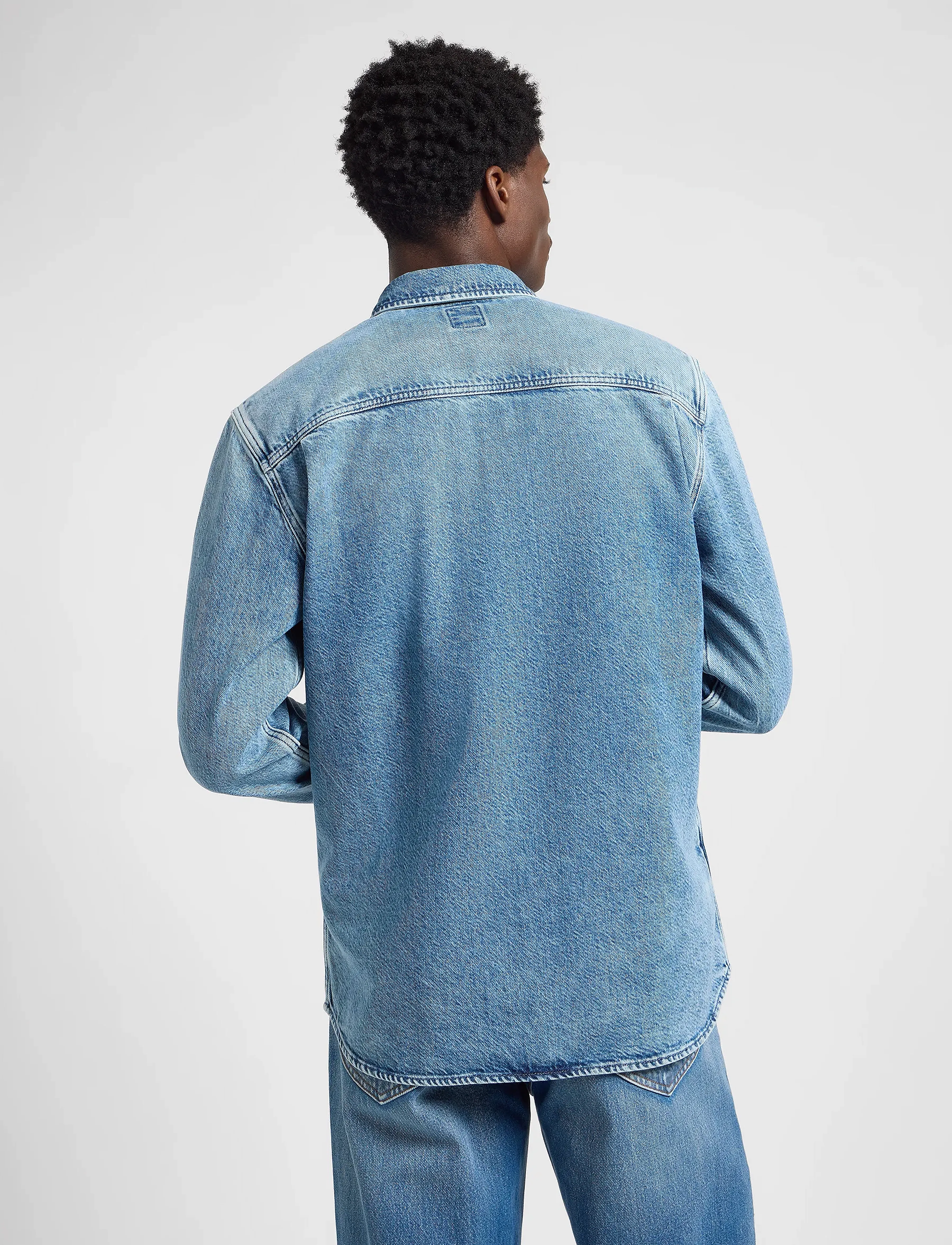 Lee Jeans - Engineer Overshirt - fødselsdagsgaver - blue meadow wash - 3