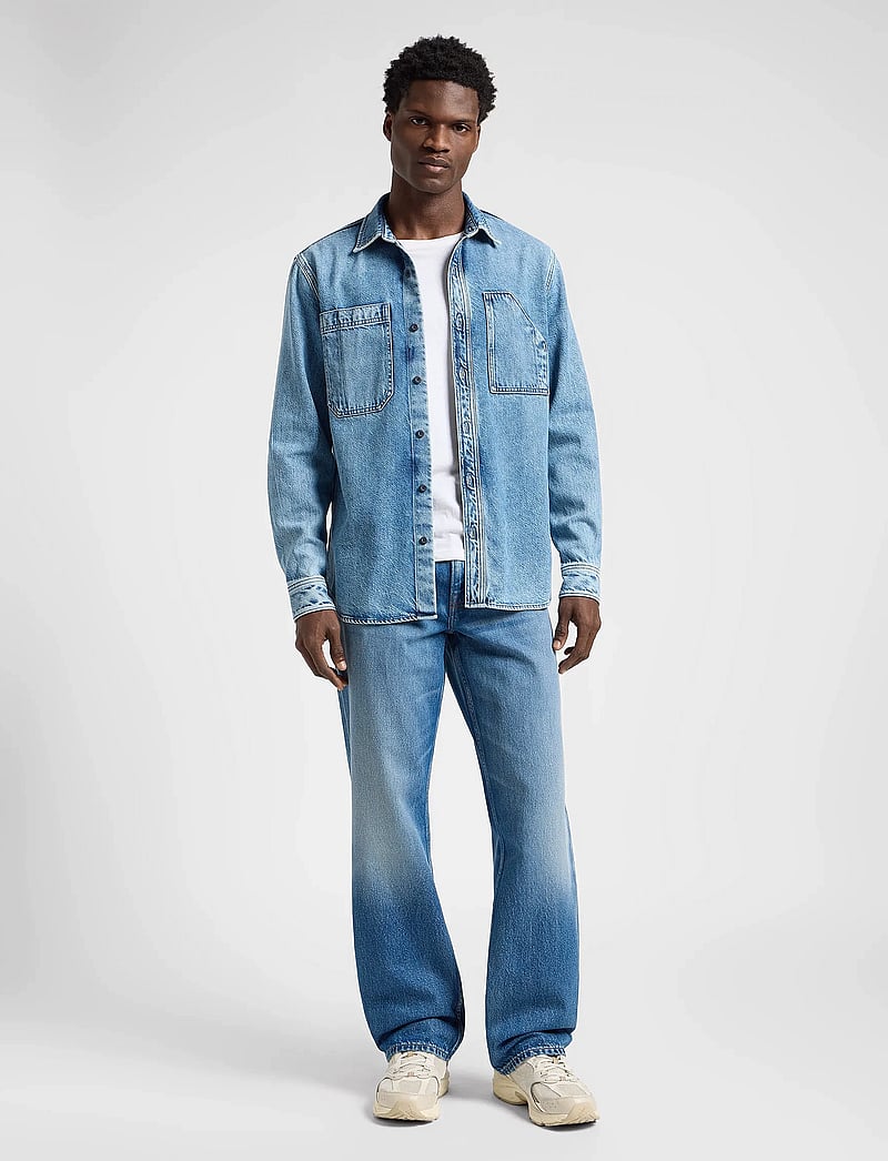 Lee Jeans - Engineer Overshirt - denimskjorter - blue meadow wash - 4