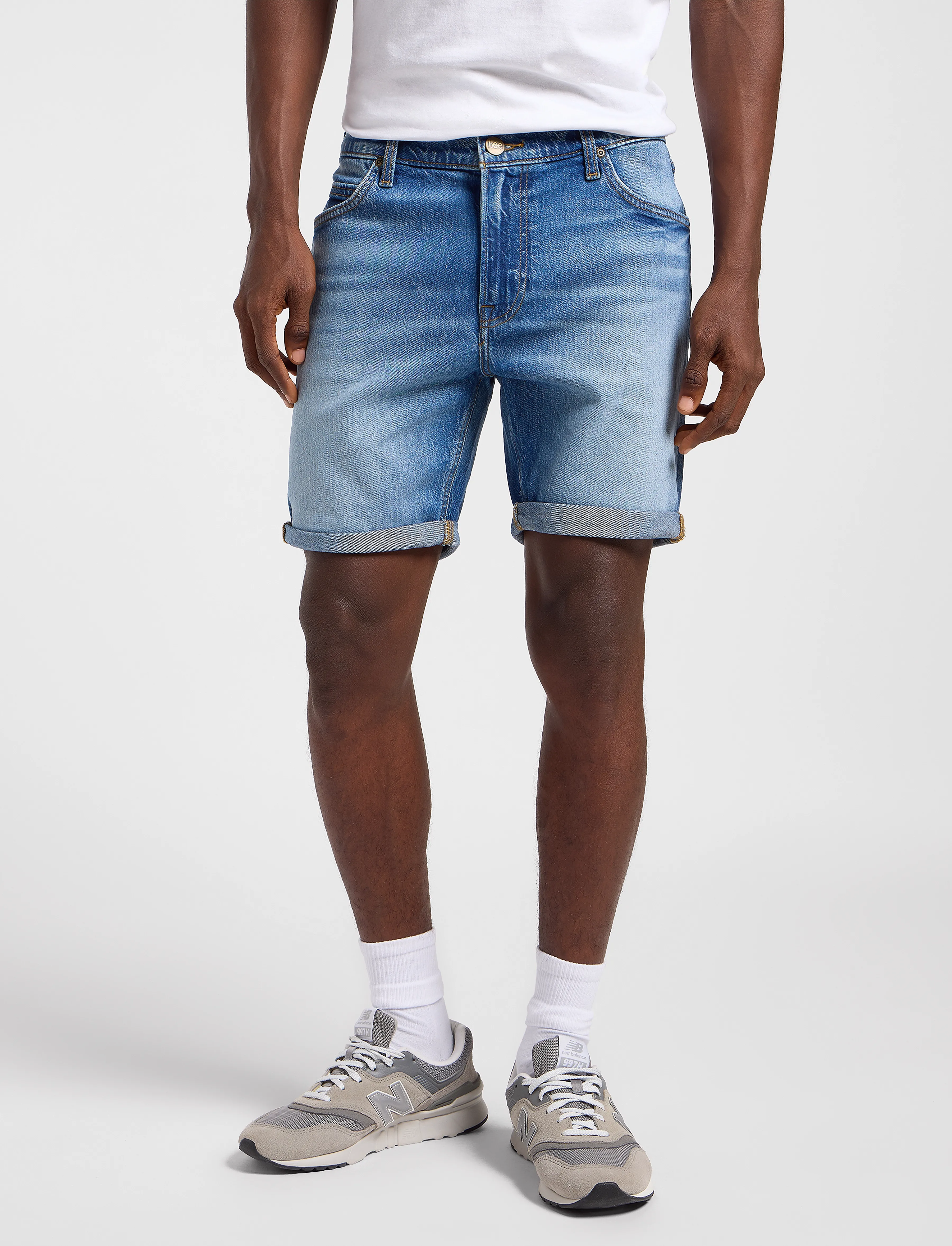 Lee Jeans Rider Short - Shorts - SERPENT / blue