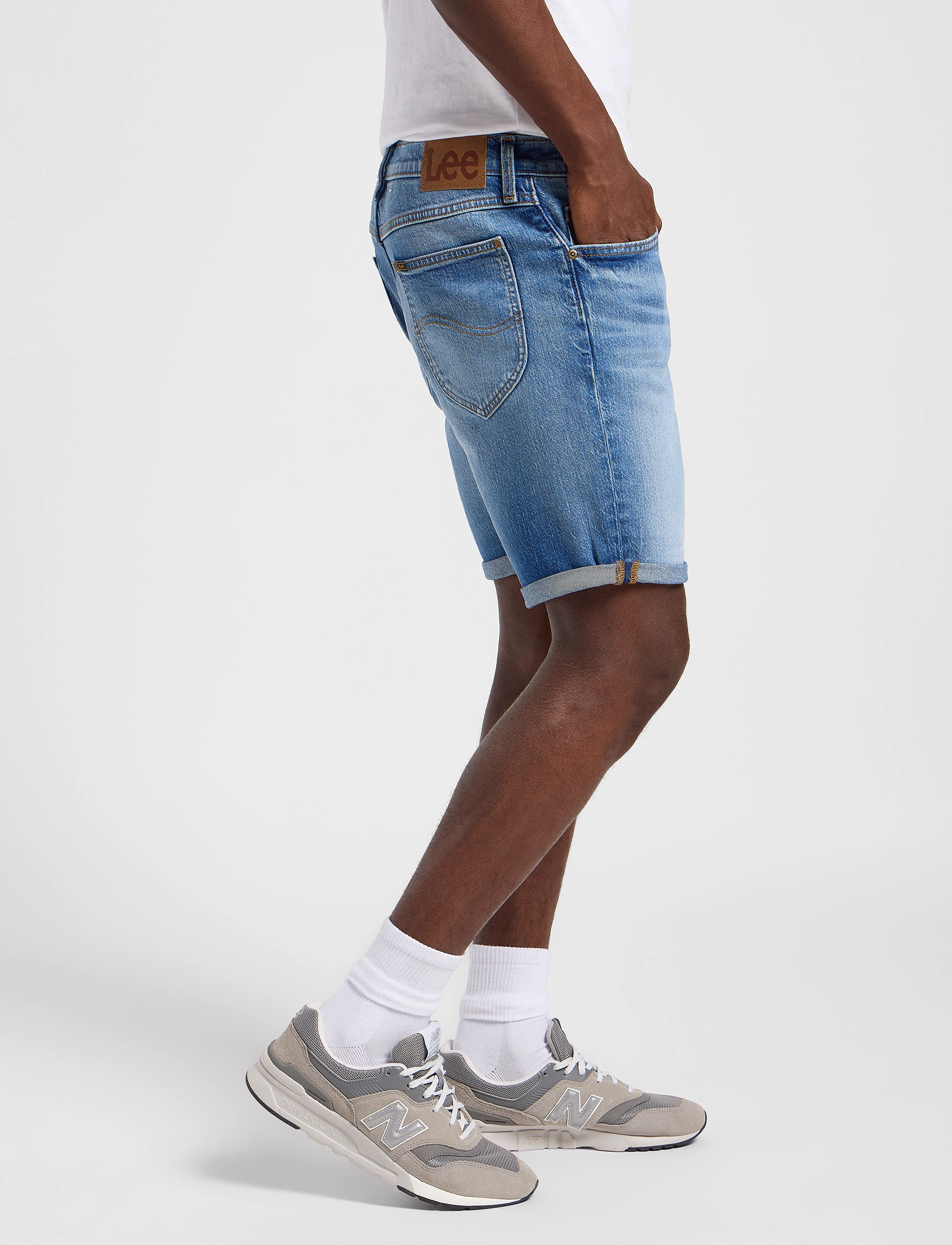 Lee Jeans - Rider Short - mężczyźni - serpent - 5