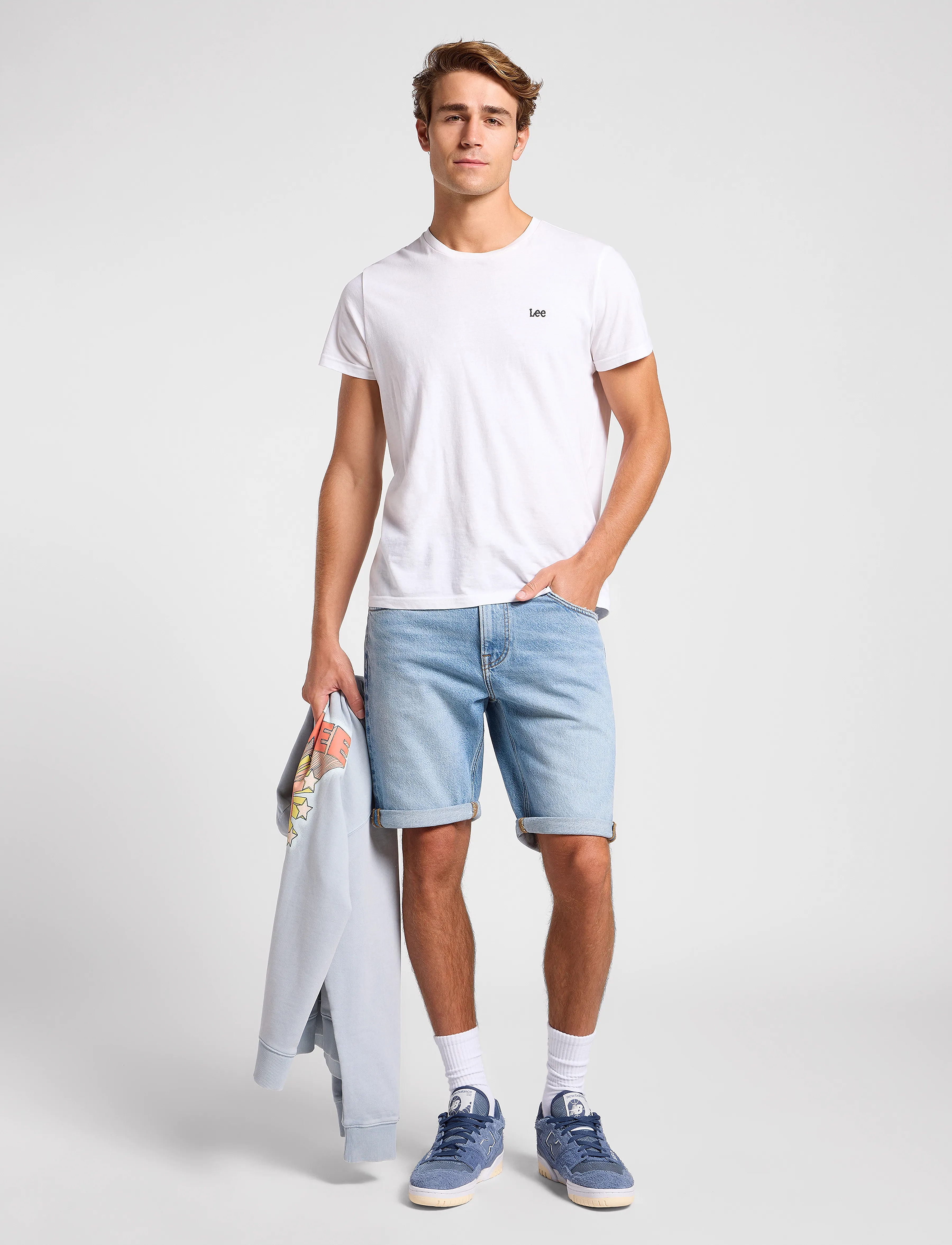 Lee Jeans - 5 Pocket Short - lühikesed teksapüksid - dwight light - 4