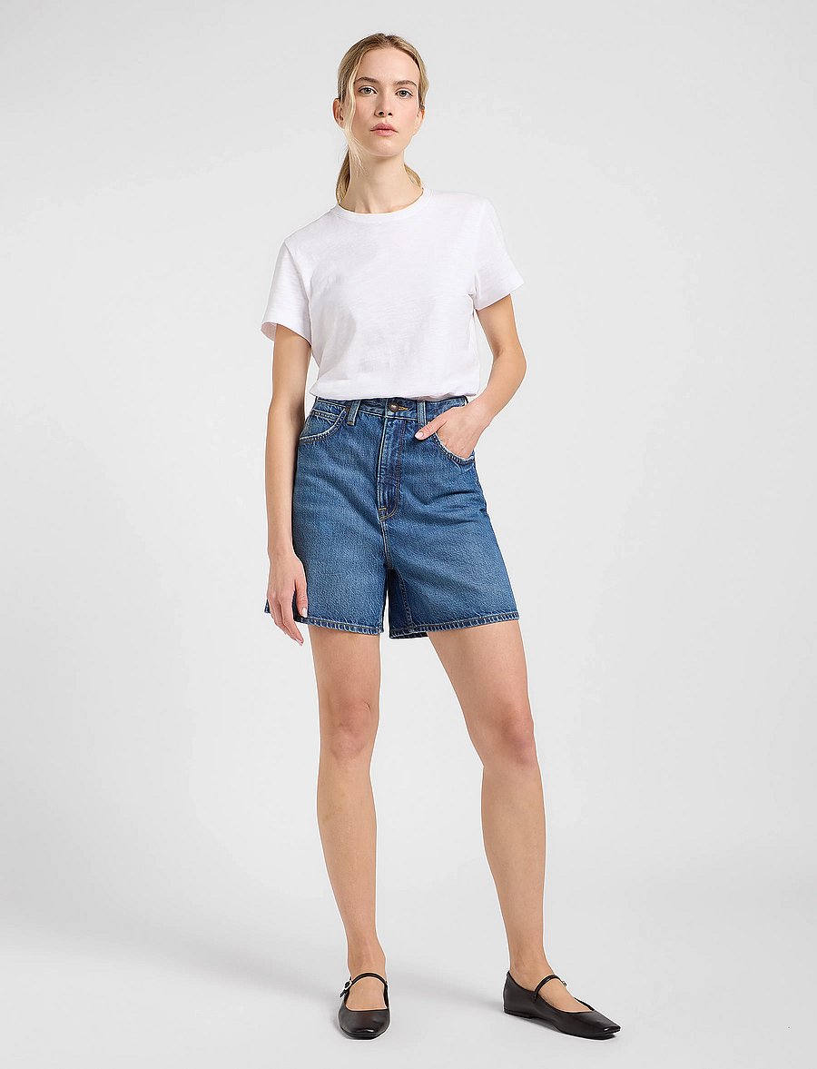 Lee Jeans - Stella Short - lühikesed teksapüksid - ink pool - 4