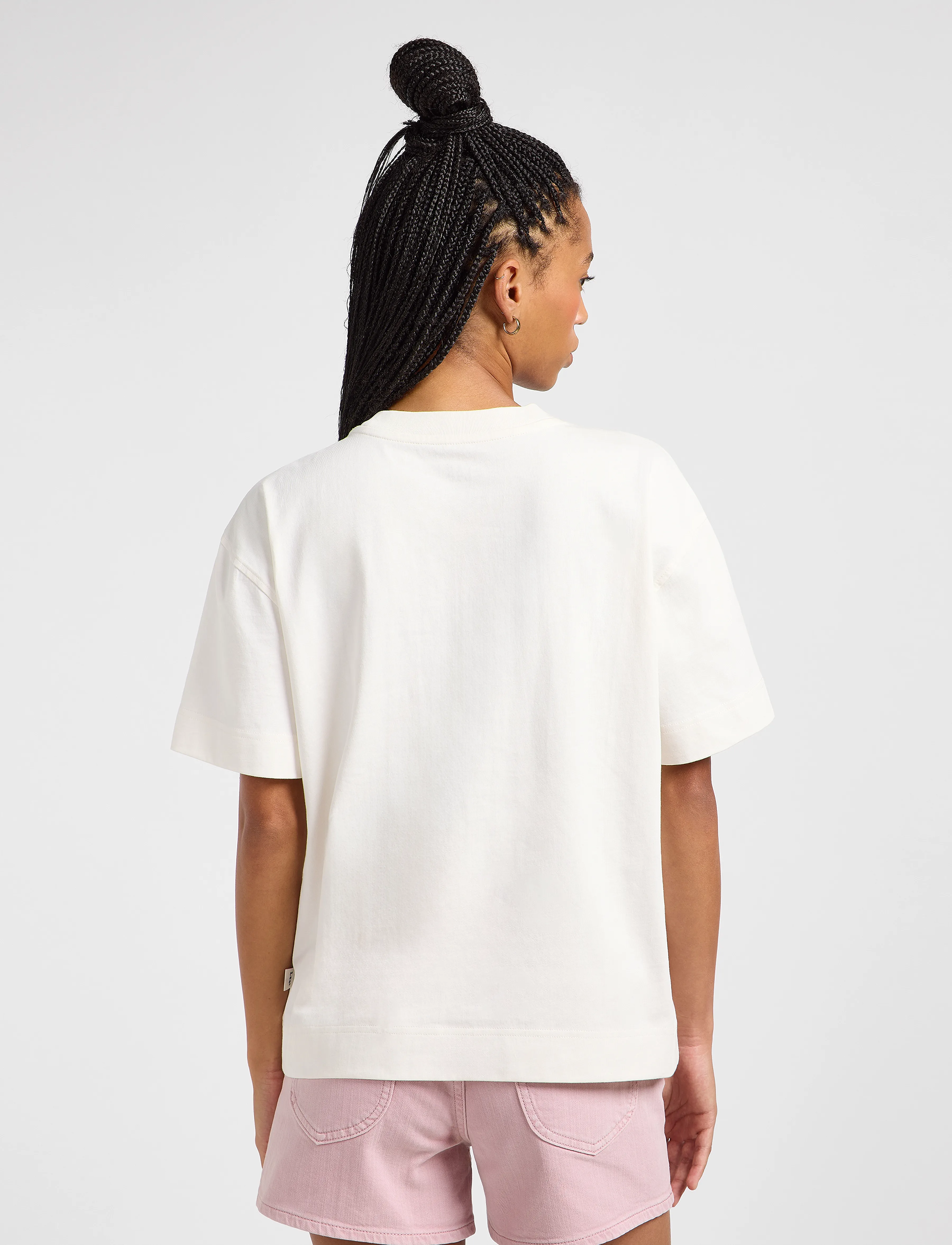 Lee Jeans - Embroidery Pocket Tee - ecru - 3