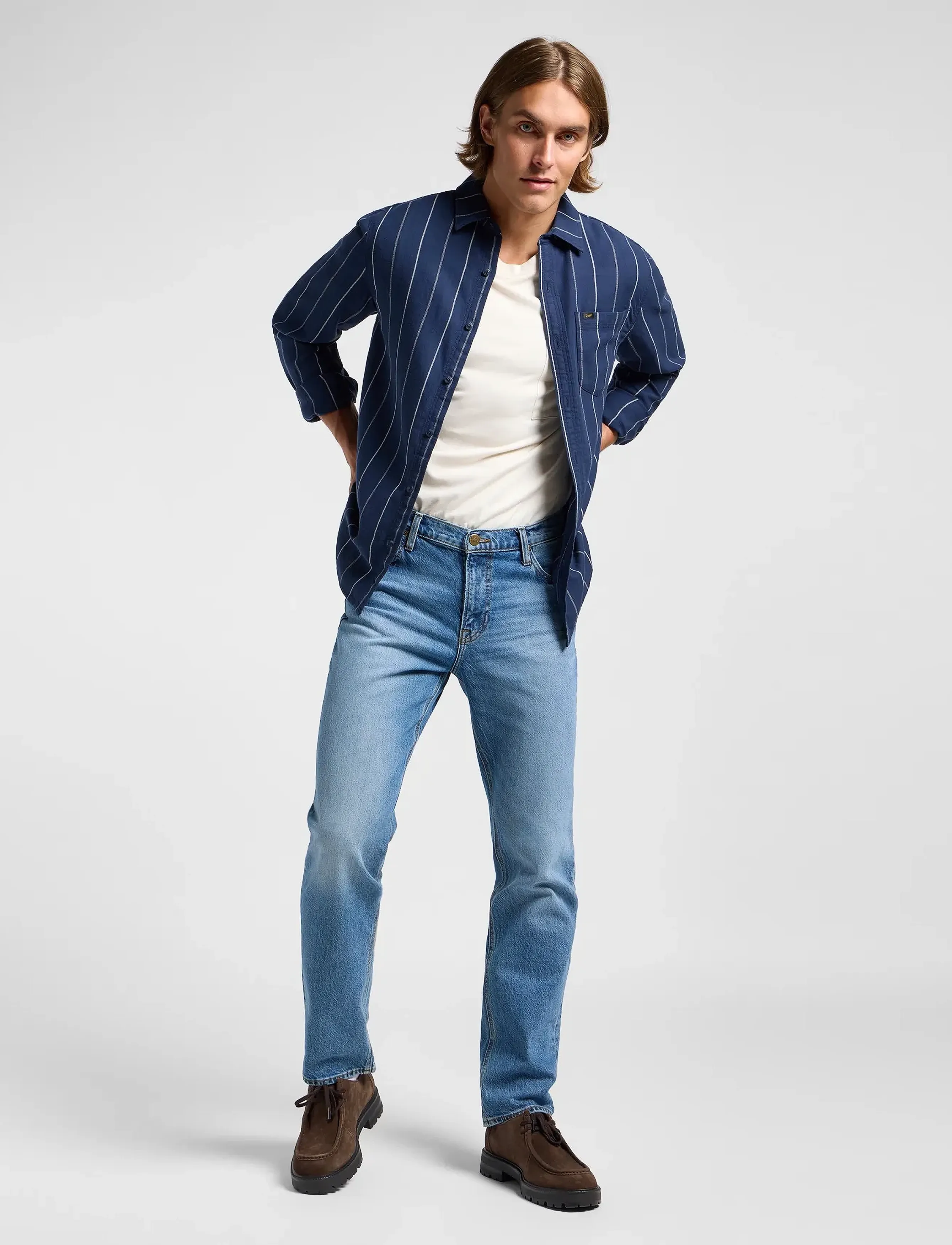 Lee Jeans - MERCANTILE SHIRT - mood indigo - 3