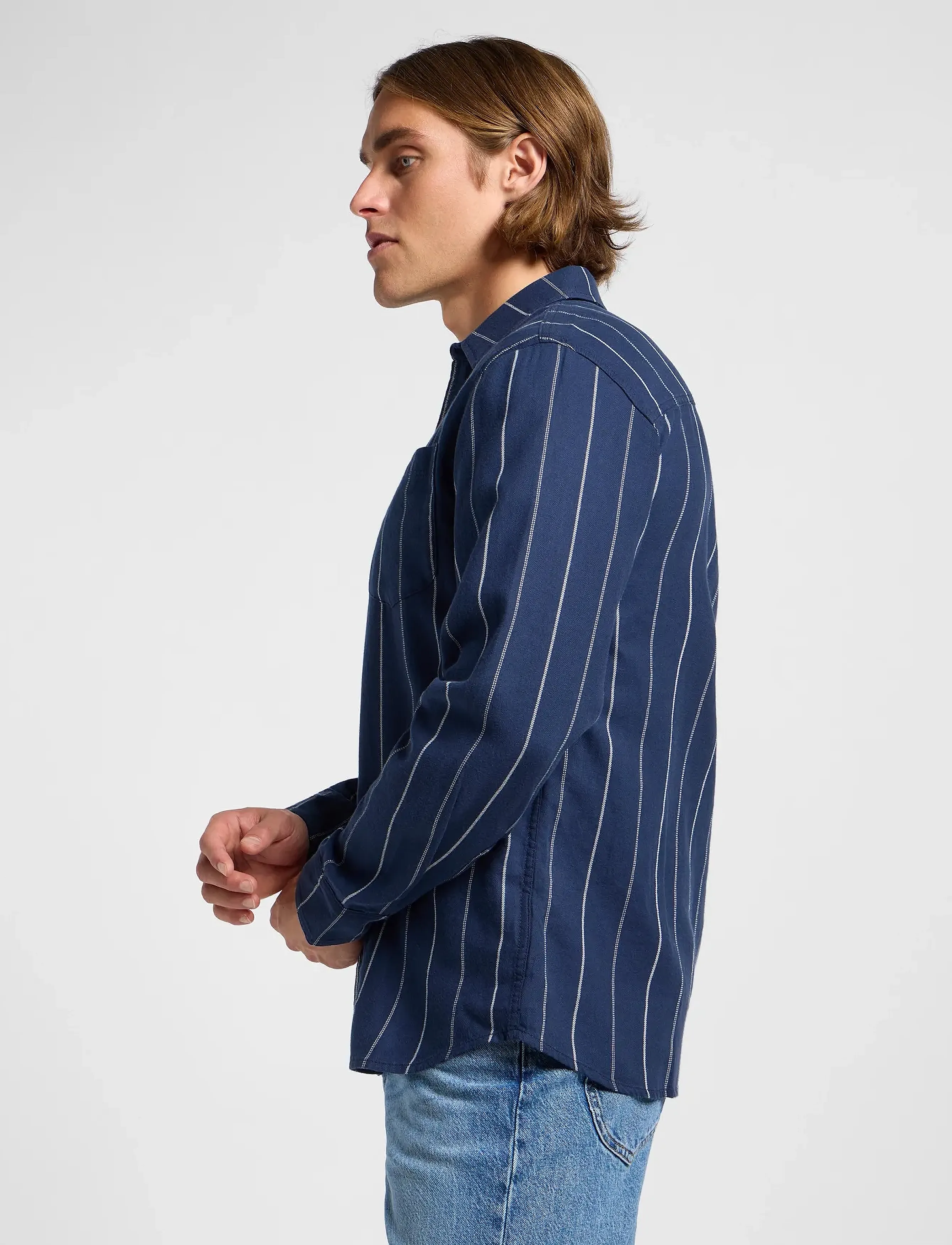 Lee Jeans - MERCANTILE SHIRT - mood indigo - 4