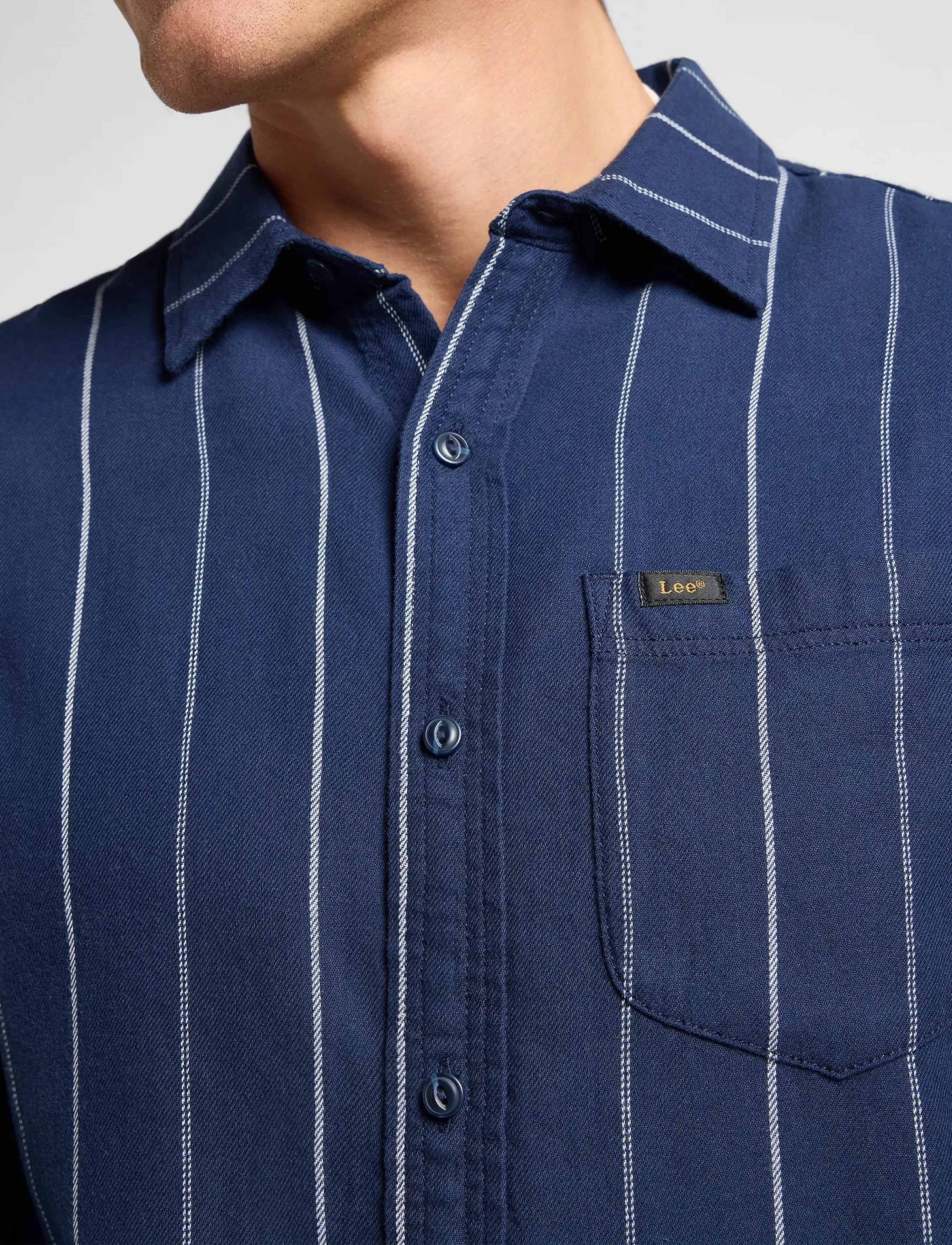 Lee Jeans - MERCANTILE SHIRT - mood indigo - 5