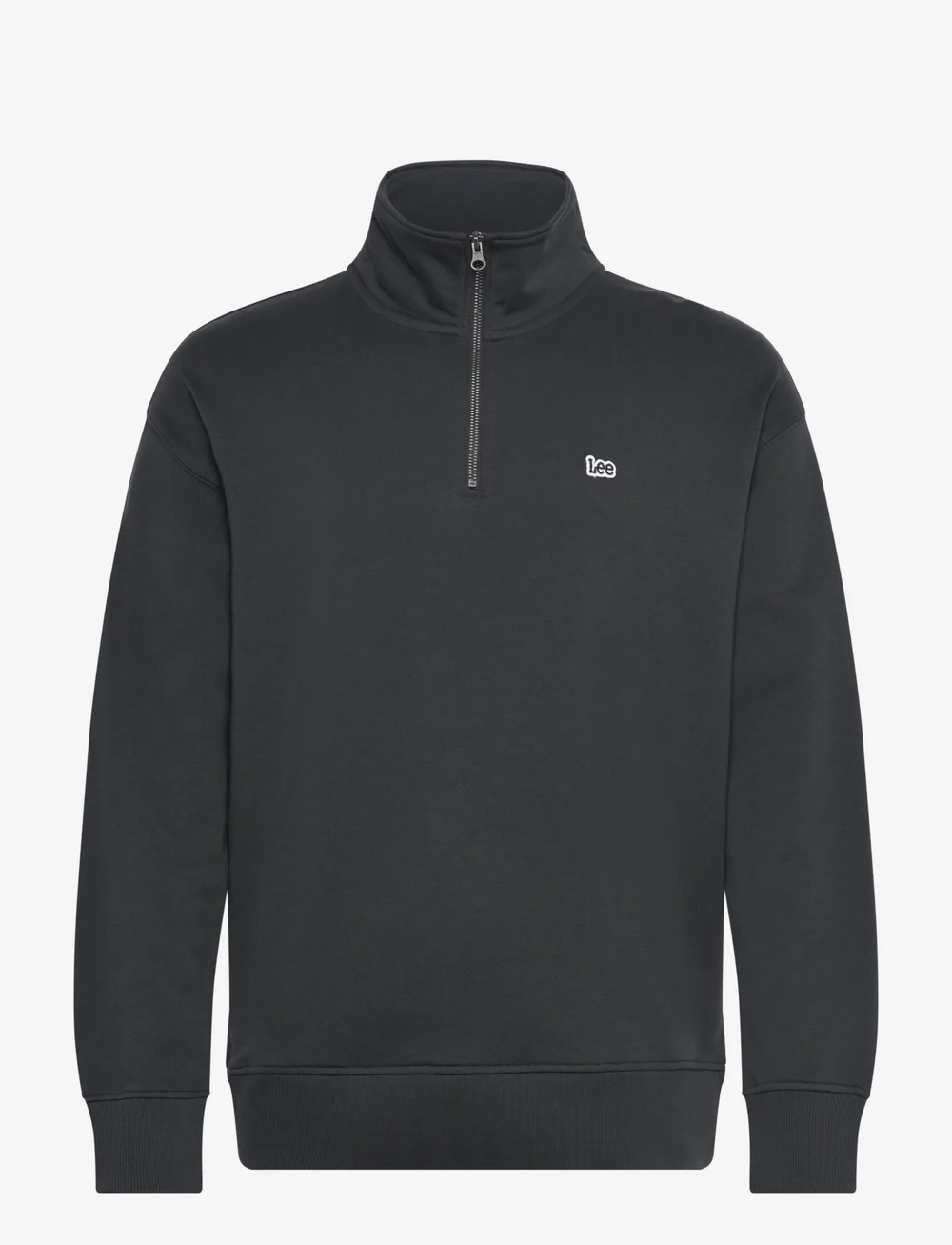 Lee Jeans - Half Zip Sweatshirt - sweatshirts - washed black - 1