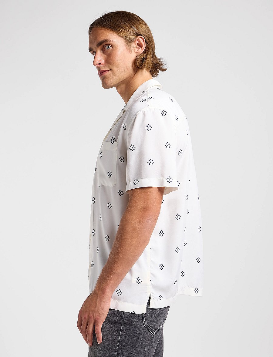 Lee Jeans - Resort Shirt - kurzarmhemden - ecru - 5
