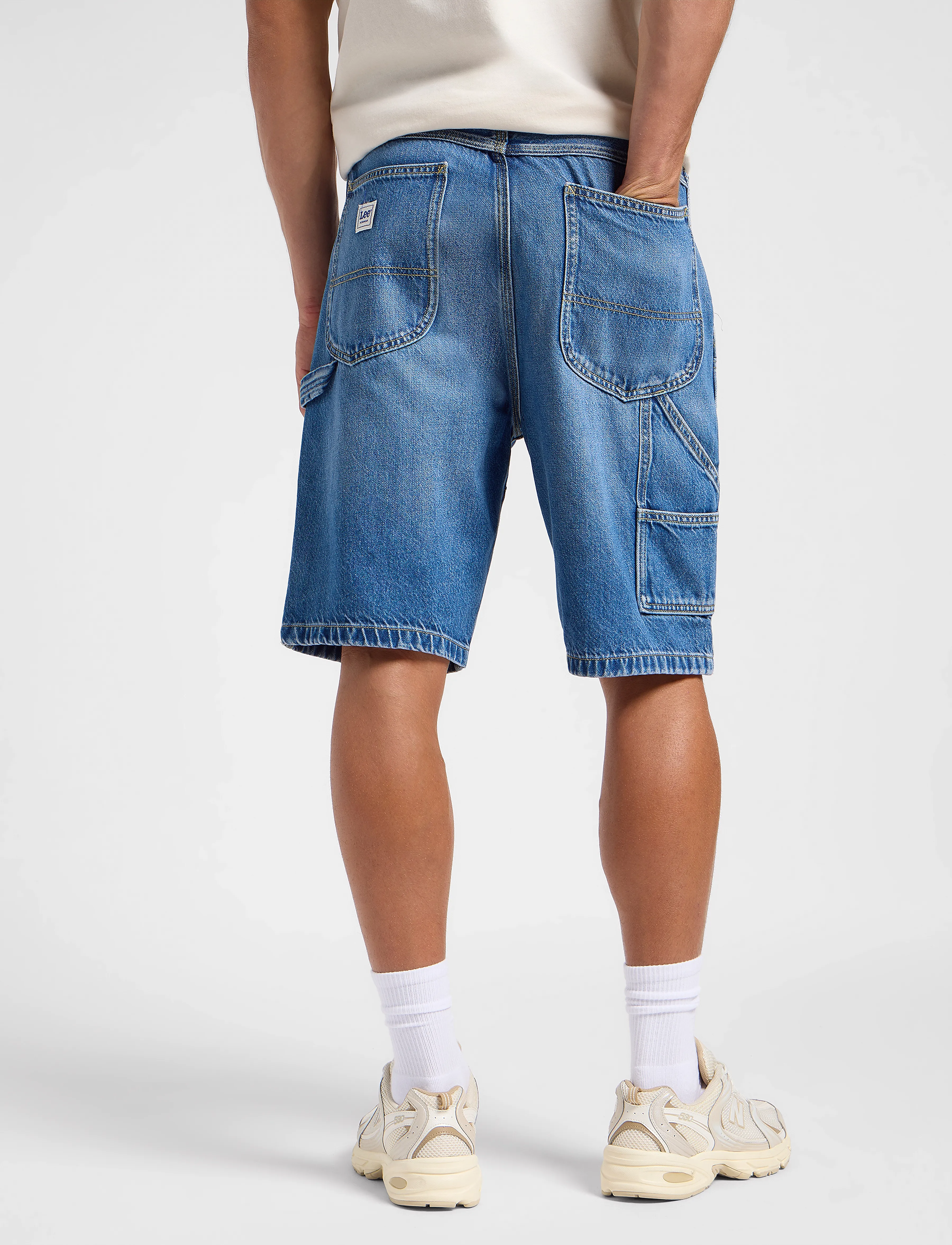 Lee Jeans - Dbl Knee Carpenter Short - herren - raven - 3