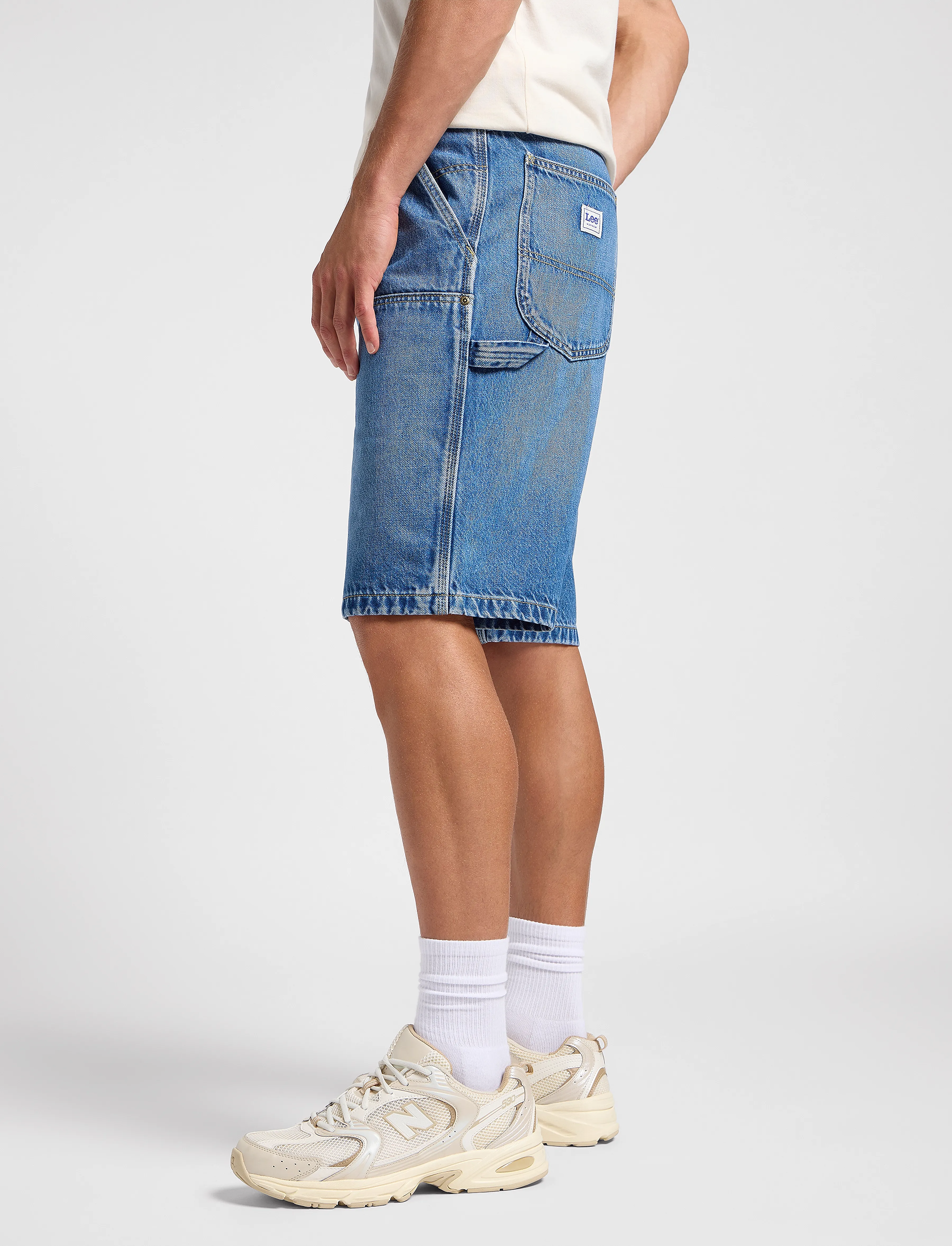 Lee Jeans - Dbl Knee Carpenter Short - herren - raven - 5