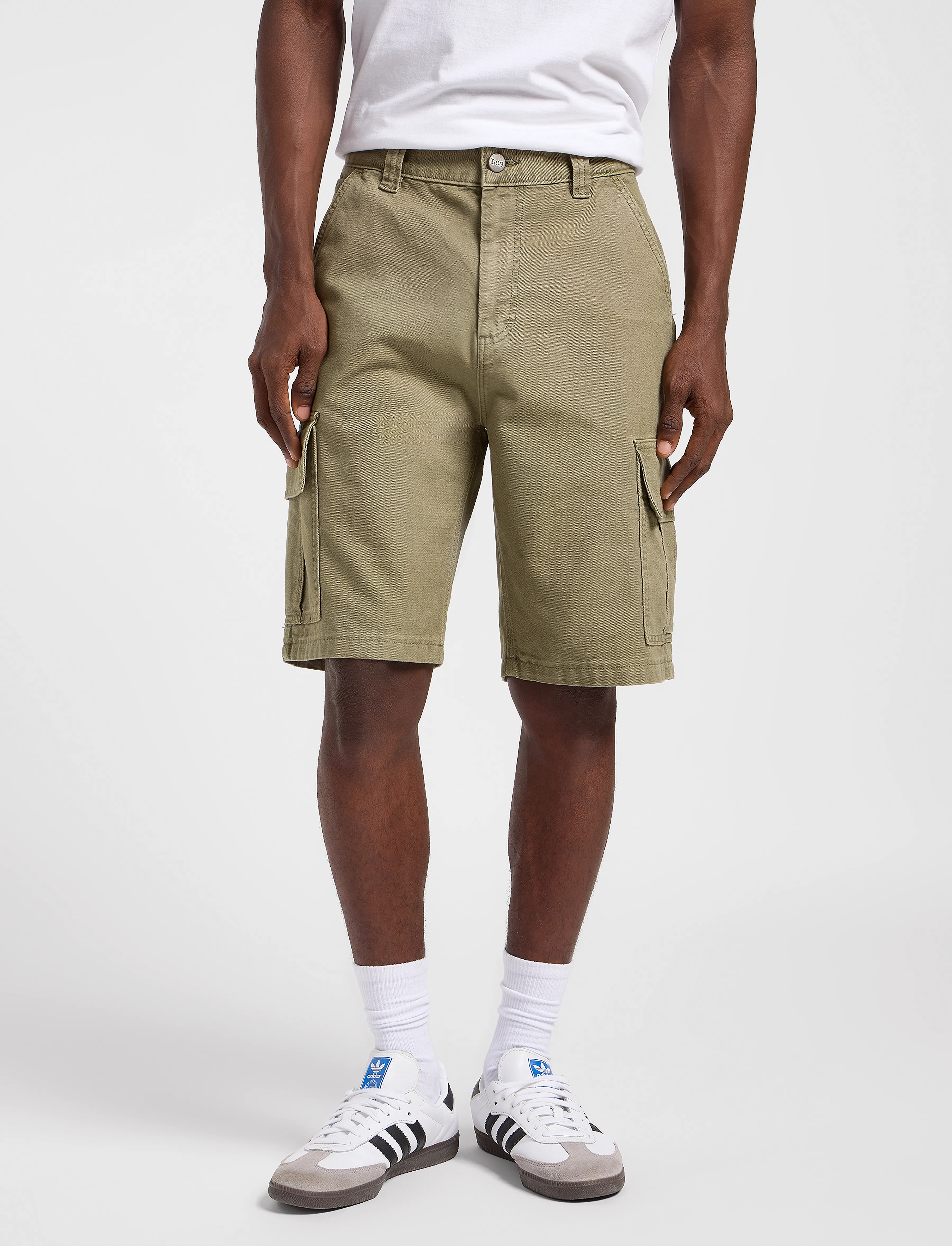 Lee Jeans Cargo Short, 28, Green, Shorts > Cargo Shorts, Herre