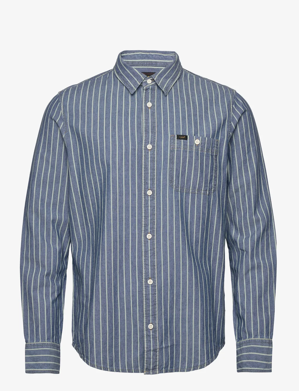Lee Jeans - Leesure Shirt - triibulised särgid - indigo dobby - 1