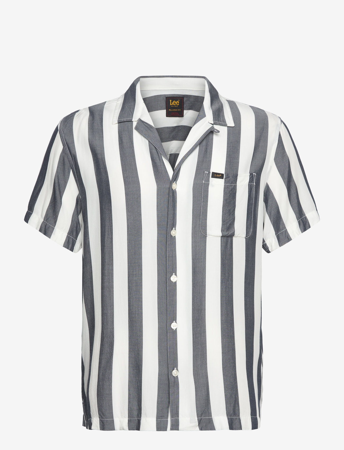 Lee Jeans - Resort Shirt - kortærmede skjorter - rivet navy - 1