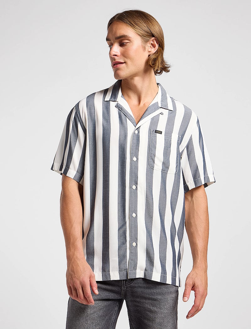 Lee Jeans - Resort Shirt - kurzarmhemden - rivet navy - 0