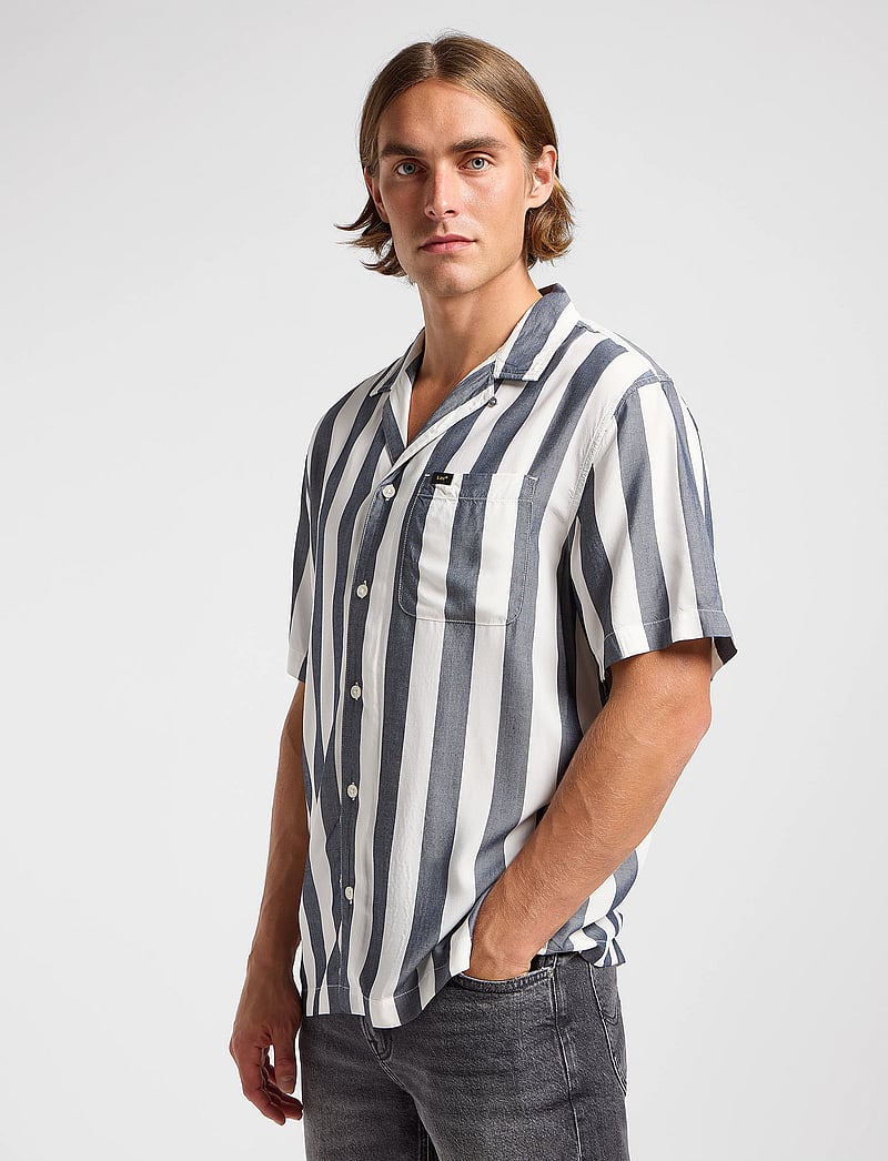 Lee Jeans - Resort Shirt - kurzarmhemden - rivet navy - 5