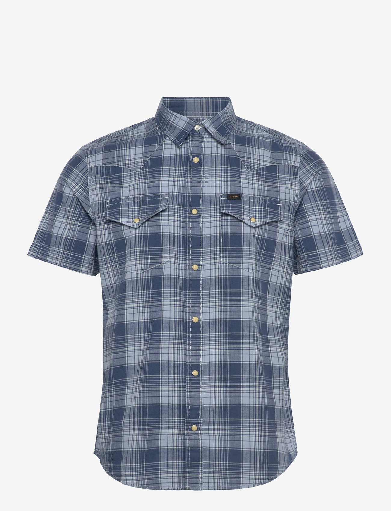 Lee Jeans - Ss Western Shirt - stuttermaskyrtur - orion ombre - 1