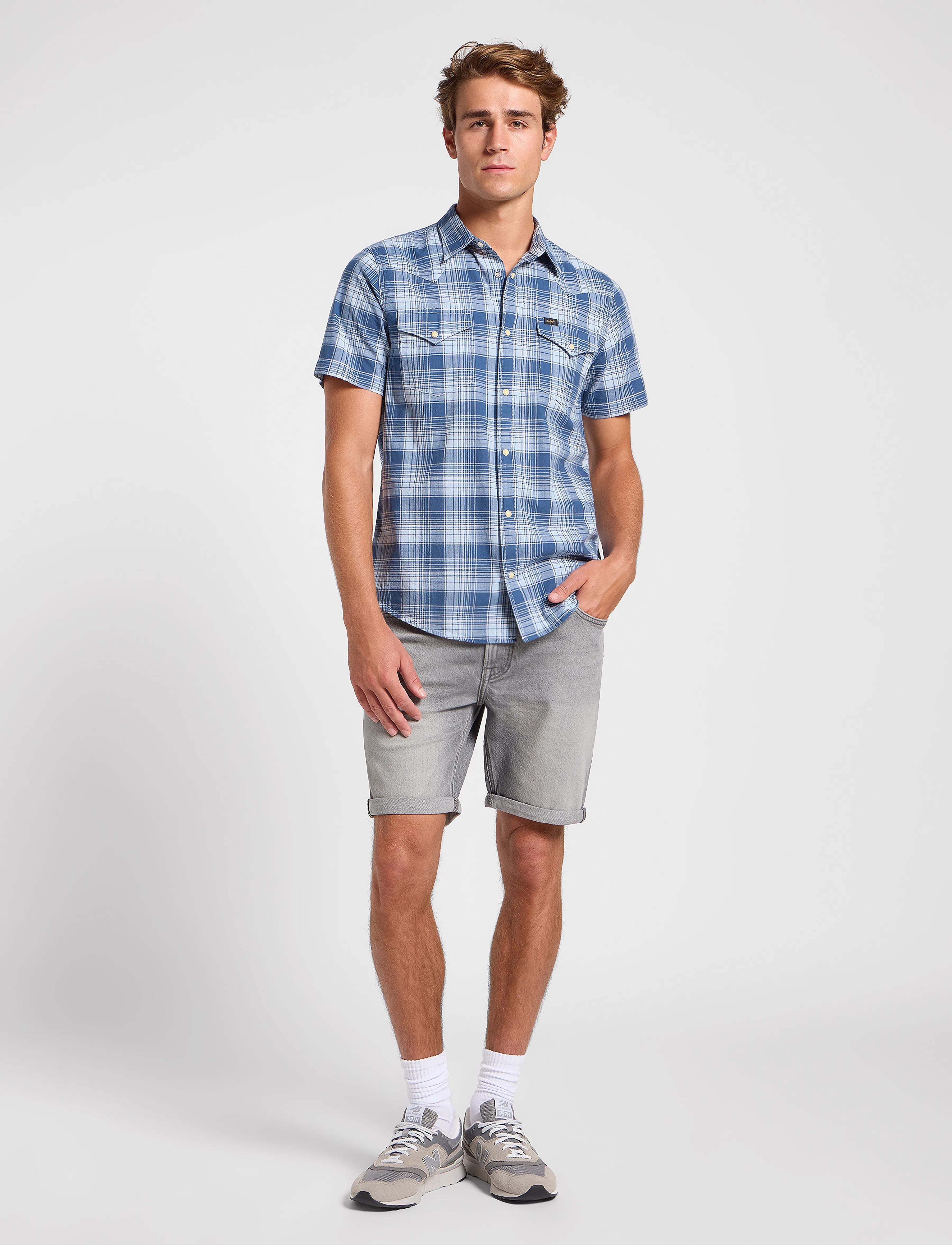 Lee Jeans - Ss Western Shirt - orion ombre - 4