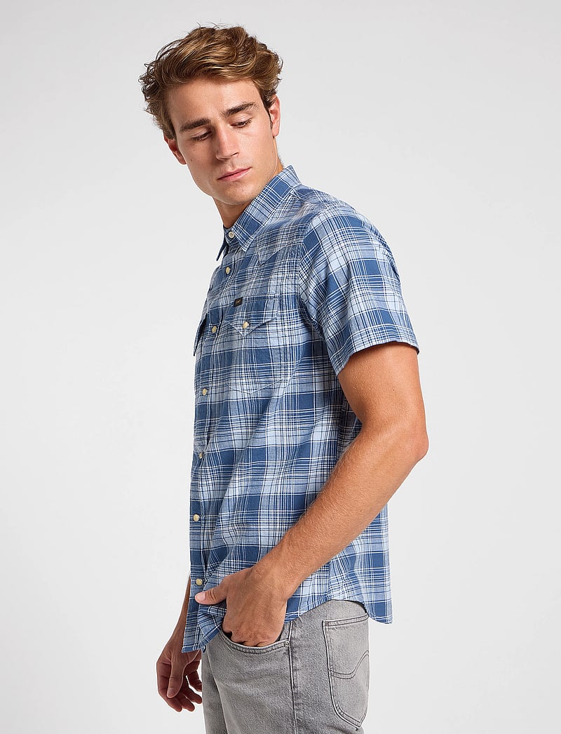 Lee Jeans - Ss Western Shirt - stuttermaskyrtur - orion ombre - 5