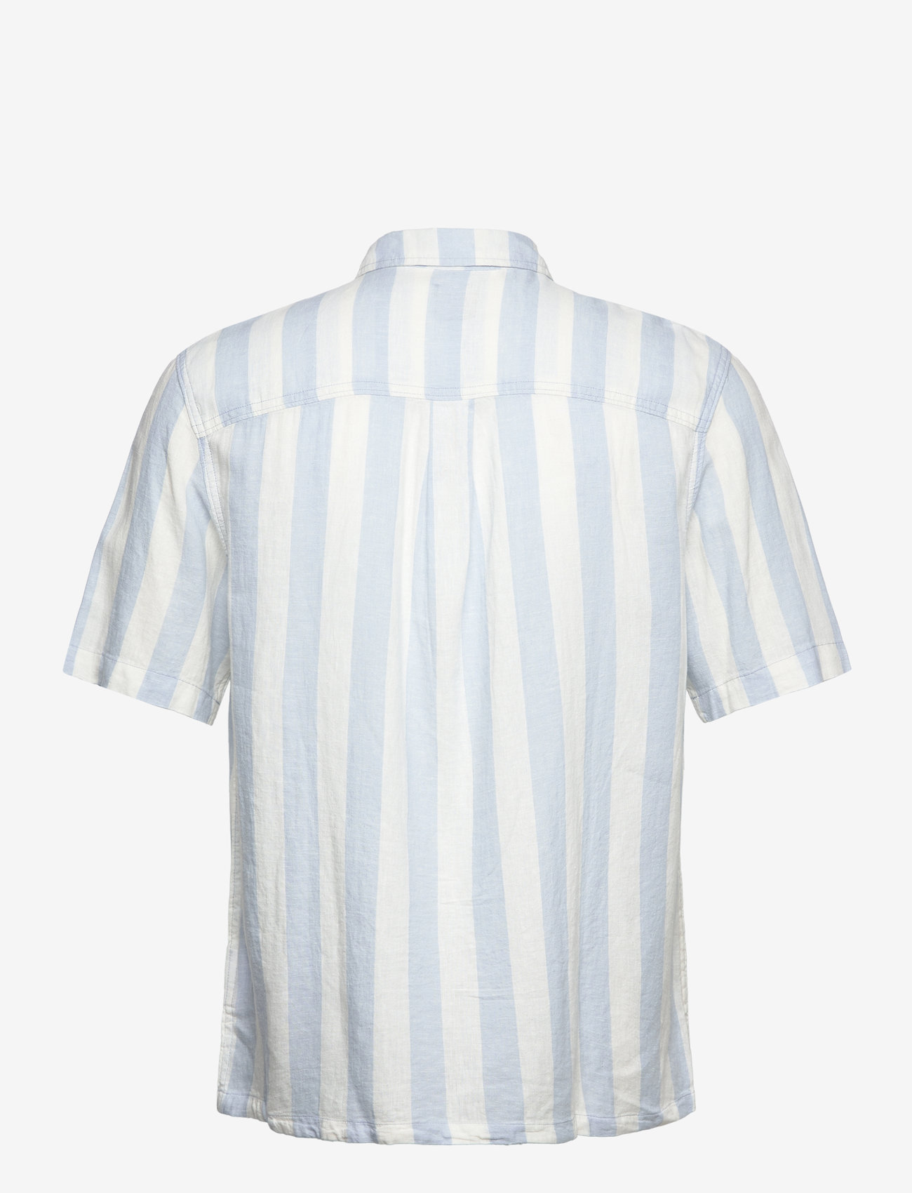 Lee Jeans - Popover Shirt Ss - linneskjortor - shy blue - 2