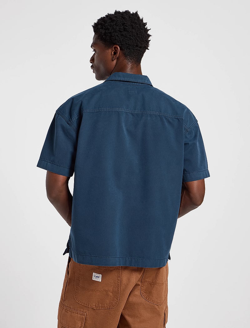 Lee Jeans - Lee Mechanic Shirt - kurzarmhemden - rivet navy - 3