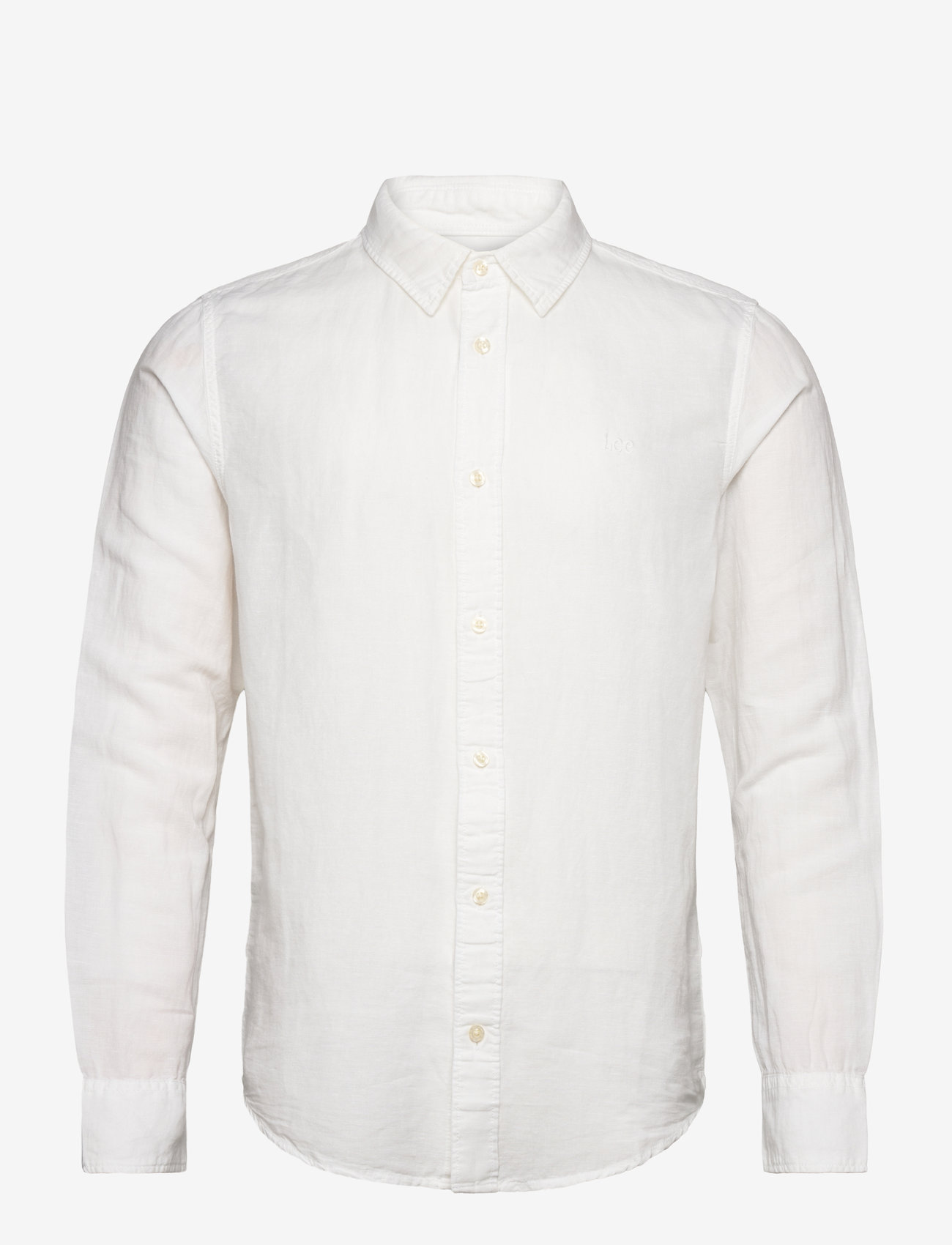 Lee Jeans - Patch Shirt - leinenhemden - bright white - 0