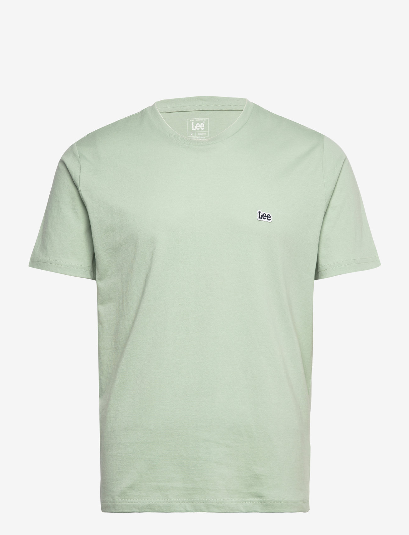 Lee Jeans - Ss Patch Logo Tee - herbstliche kleidung - soft sage - 0